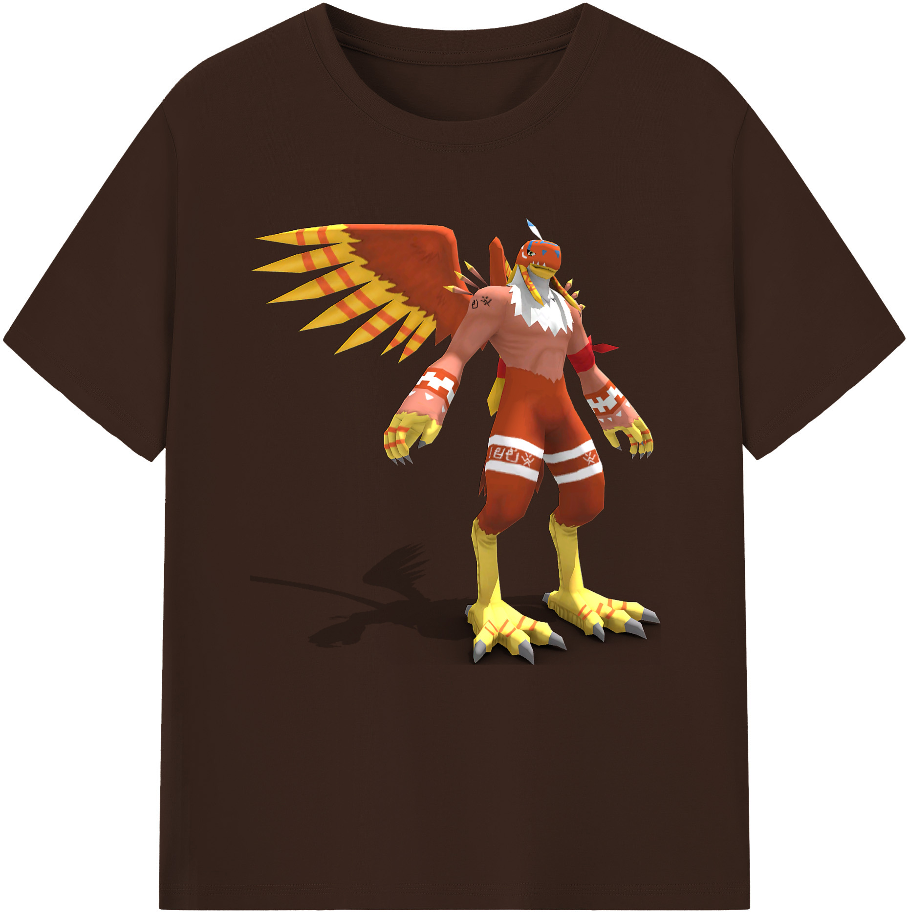 （画像用） Digimon デジタルモンスター/デジモン 綿100％半袖Tシャツ（フロントプリント）