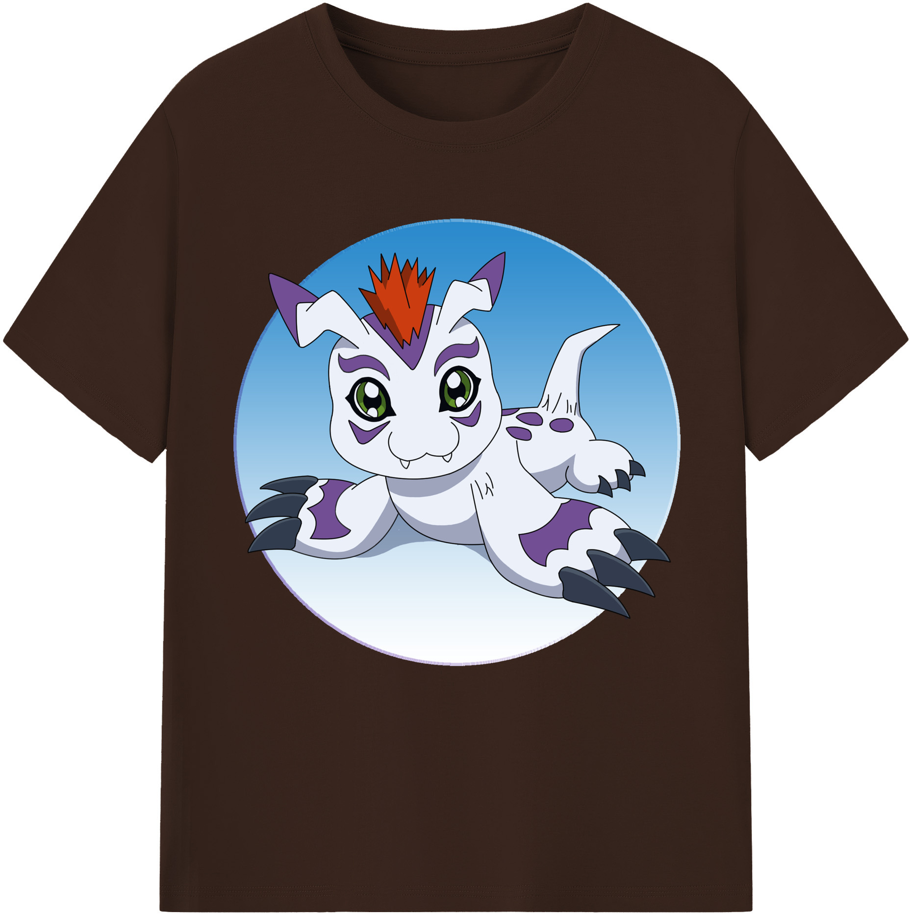 （画像用） Digimon デジタルモンスター/デジモン 綿100％半袖Tシャツ（フロントプリント）