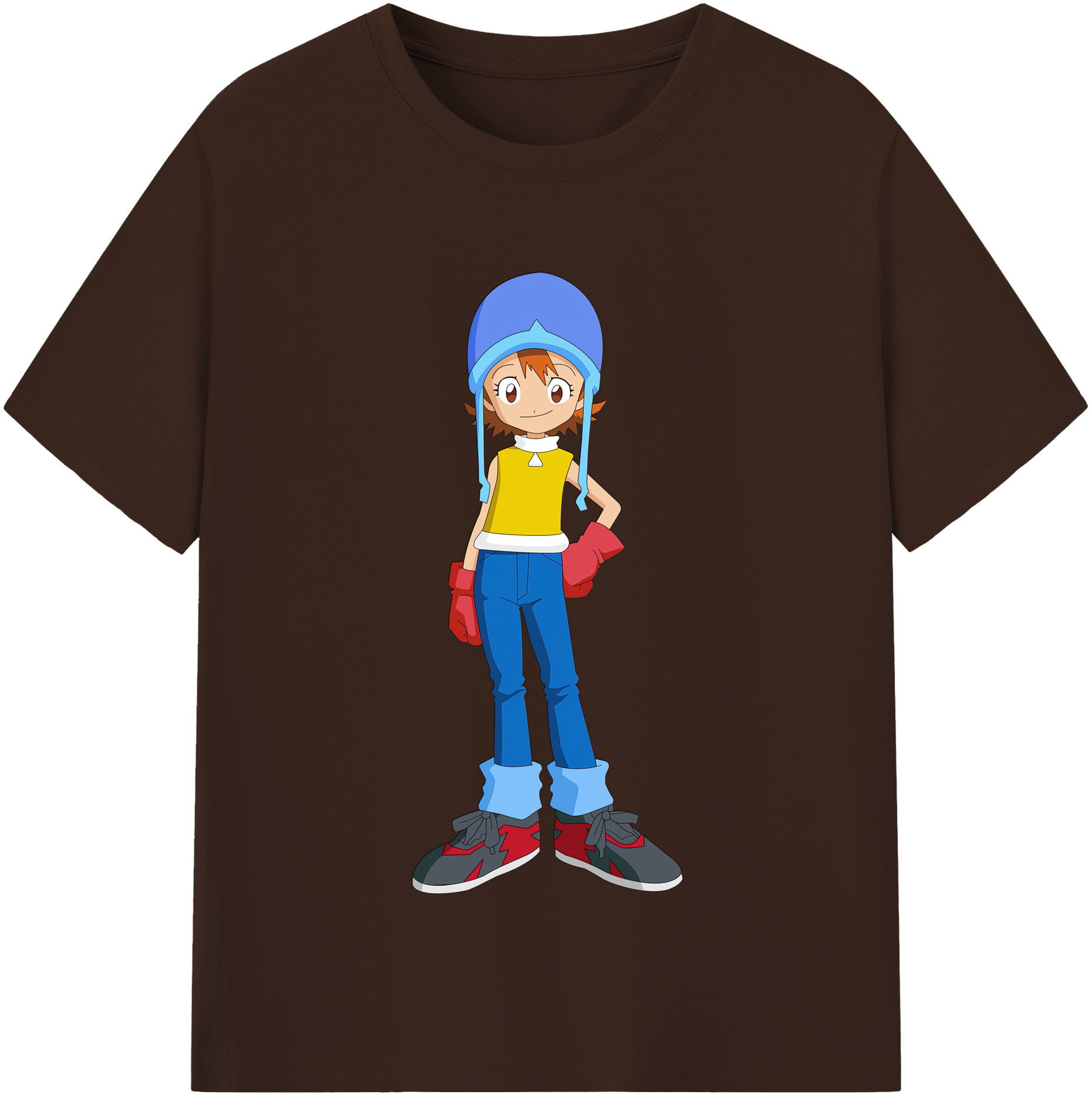 （画像用） Digimon デジタルモンスター/デジモン 綿100％半袖Tシャツ（フロントプリント）