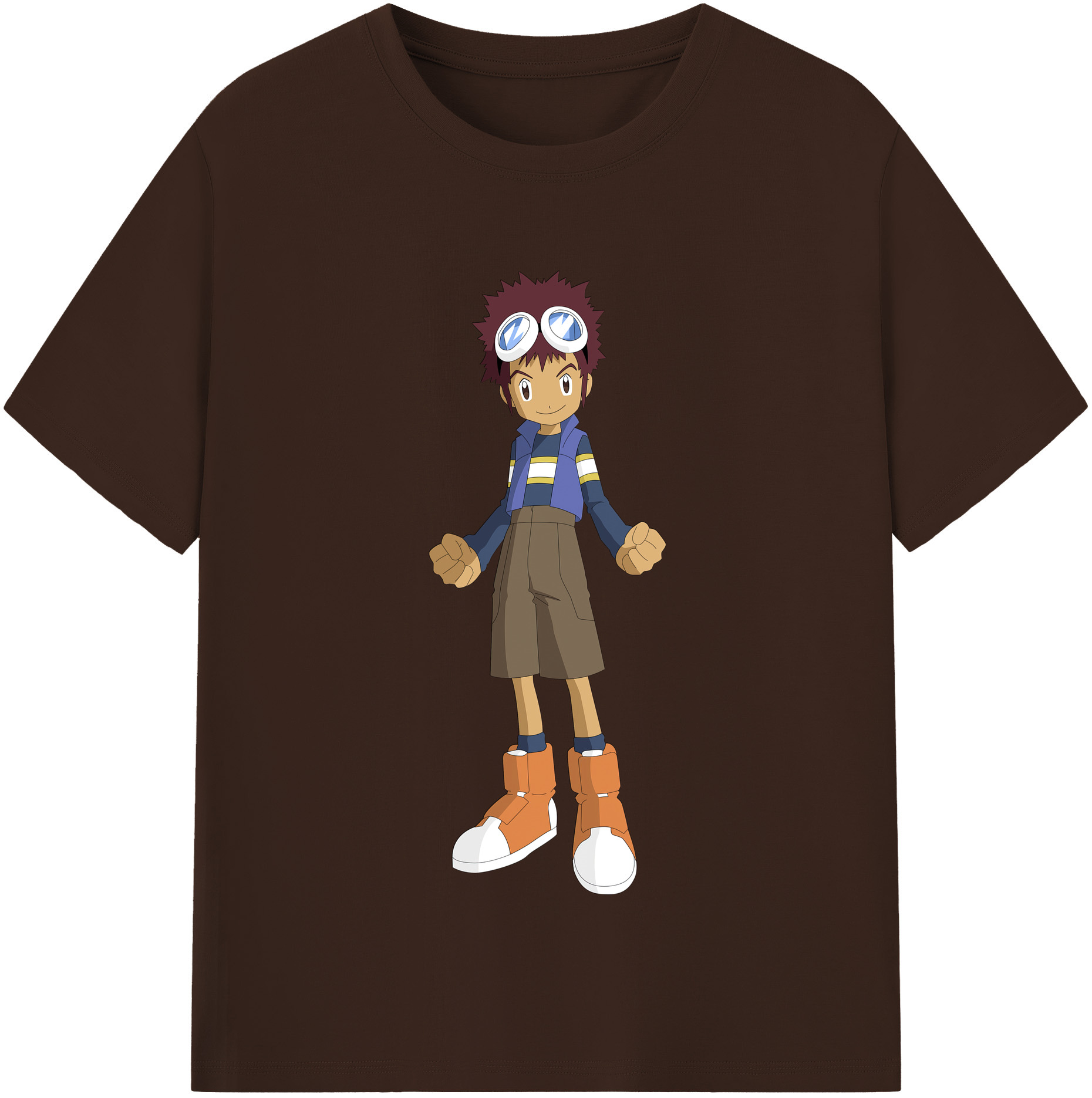 （画像用） Digimon デジタルモンスター/デジモン 綿100％半袖Tシャツ（フロントプリント）
