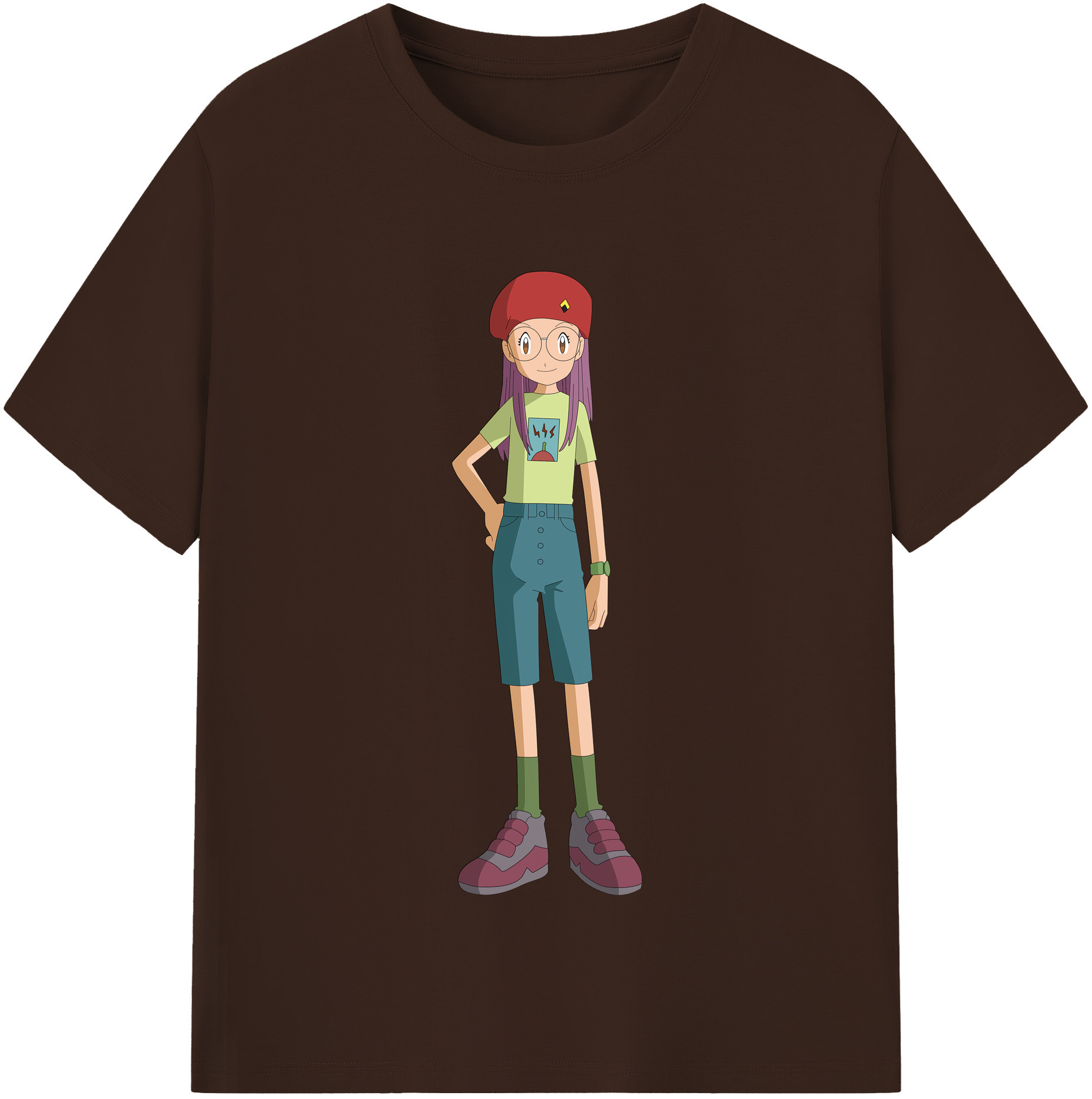 （画像用） Digimon デジタルモンスター/デジモン 綿100％半袖Tシャツ（フロントプリント）