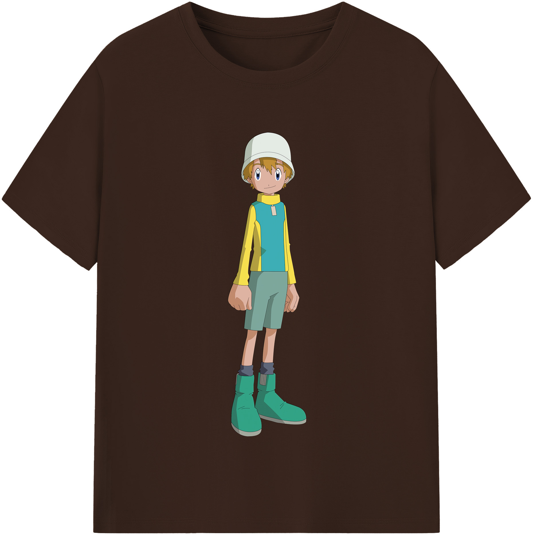（画像用） Digimon デジタルモンスター/デジモン 綿100％半袖Tシャツ（フロントプリント）