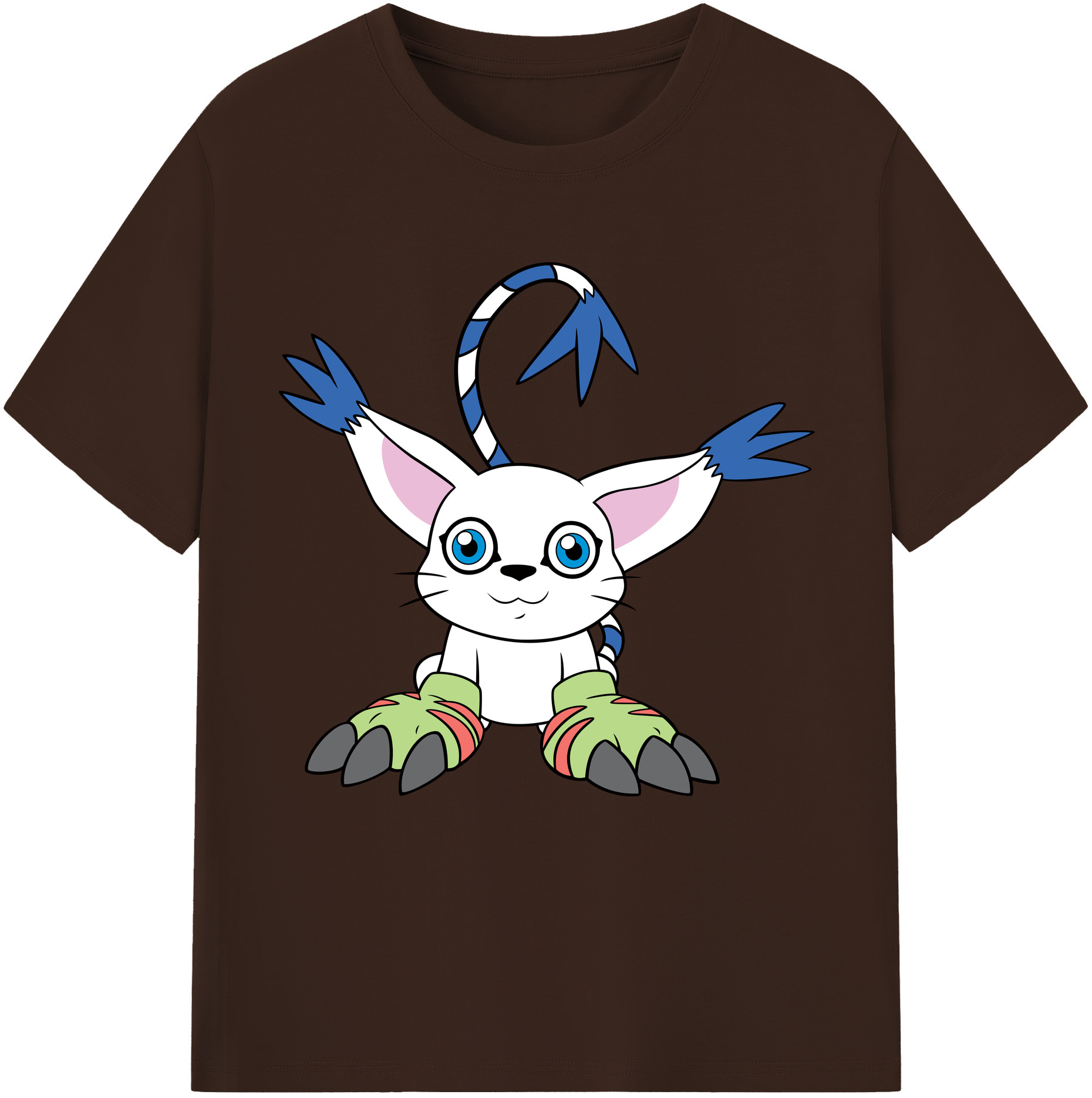 （画像用） Digimon デジタルモンスター/デジモン 綿100％半袖Tシャツ（フロントプリント）