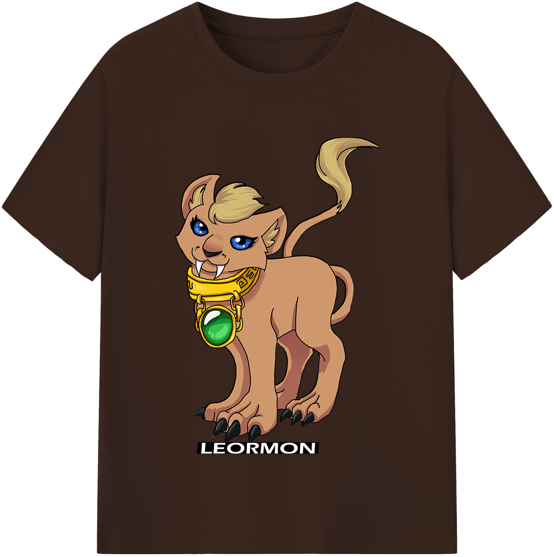 （画像用） Digimon デジタルモンスター/デジモン 綿100％半袖Tシャツ（フロントプリント）