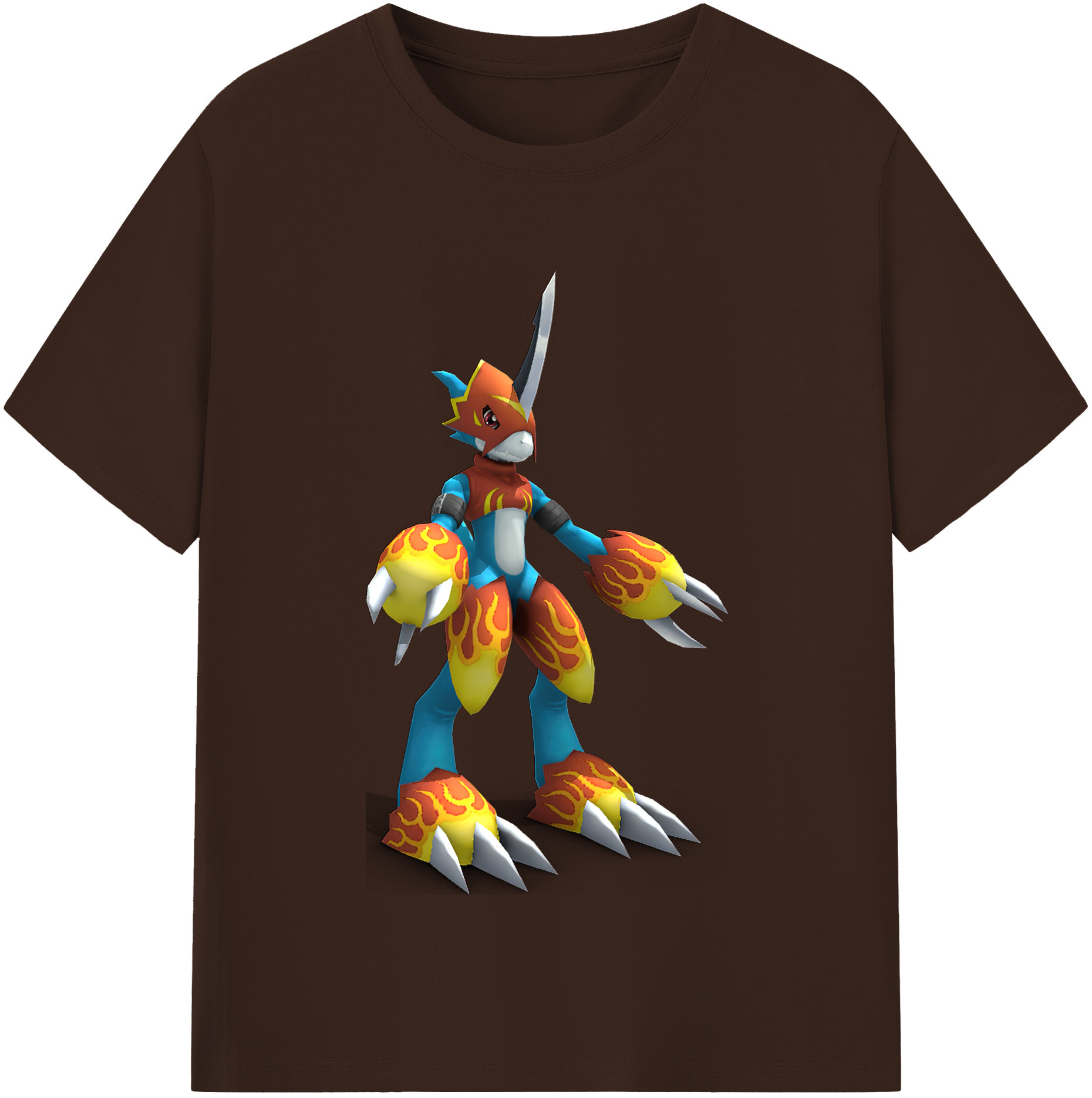 （画像用） Digimon デジタルモンスター/デジモン 綿100％半袖Tシャツ（フロントプリント）