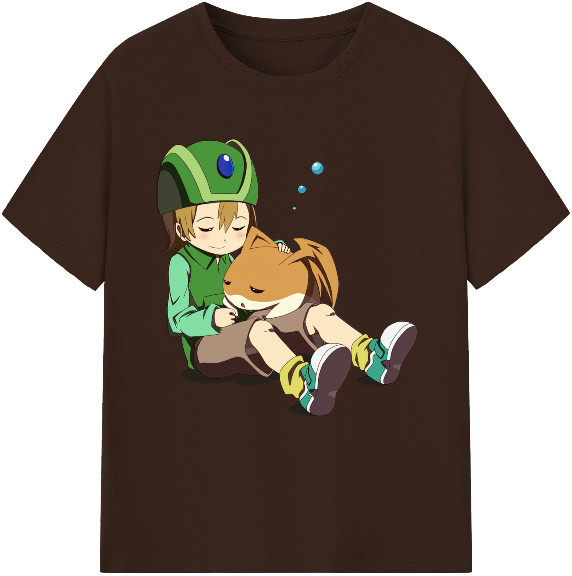 （画像用） Digimon デジタルモンスター/デジモン 綿100％半袖Tシャツ（フロントプリント）