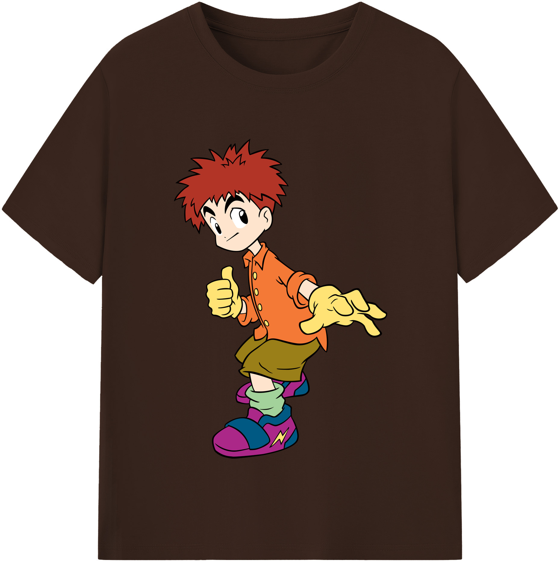 （画像用） Digimon デジタルモンスター/デジモン 綿100％半袖Tシャツ（フロントプリント）