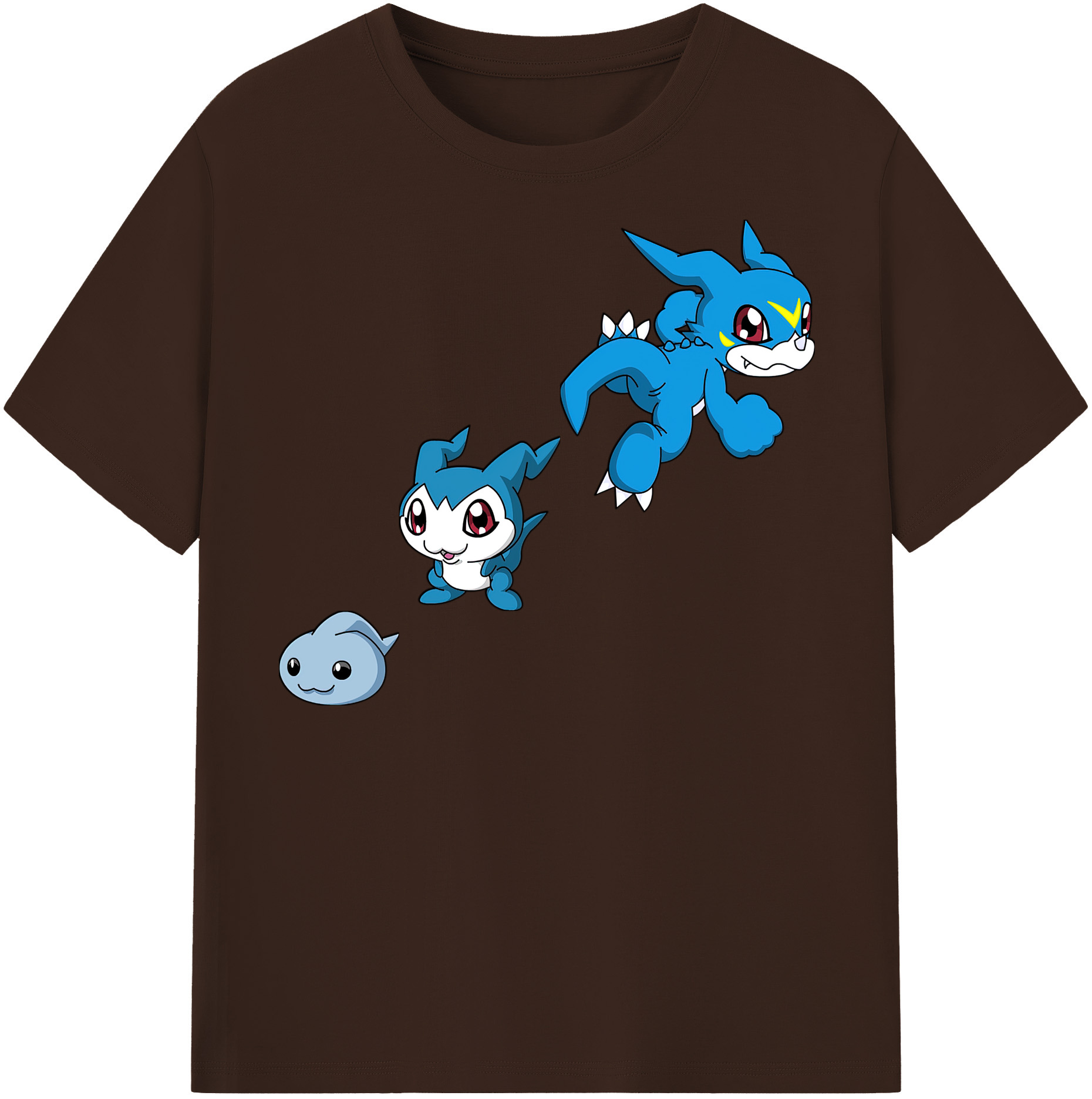 （画像用） Digimon デジタルモンスター/デジモン 綿100％半袖Tシャツ（フロントプリント）