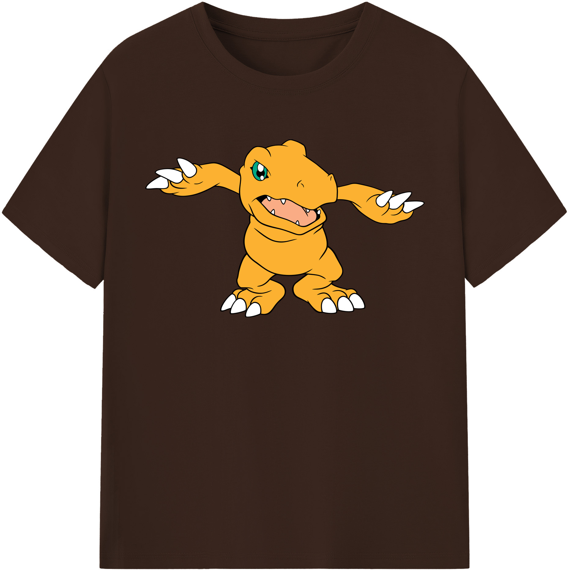 （画像用） Digimon デジタルモンスター/デジモン 綿100％半袖Tシャツ（フロントプリント）