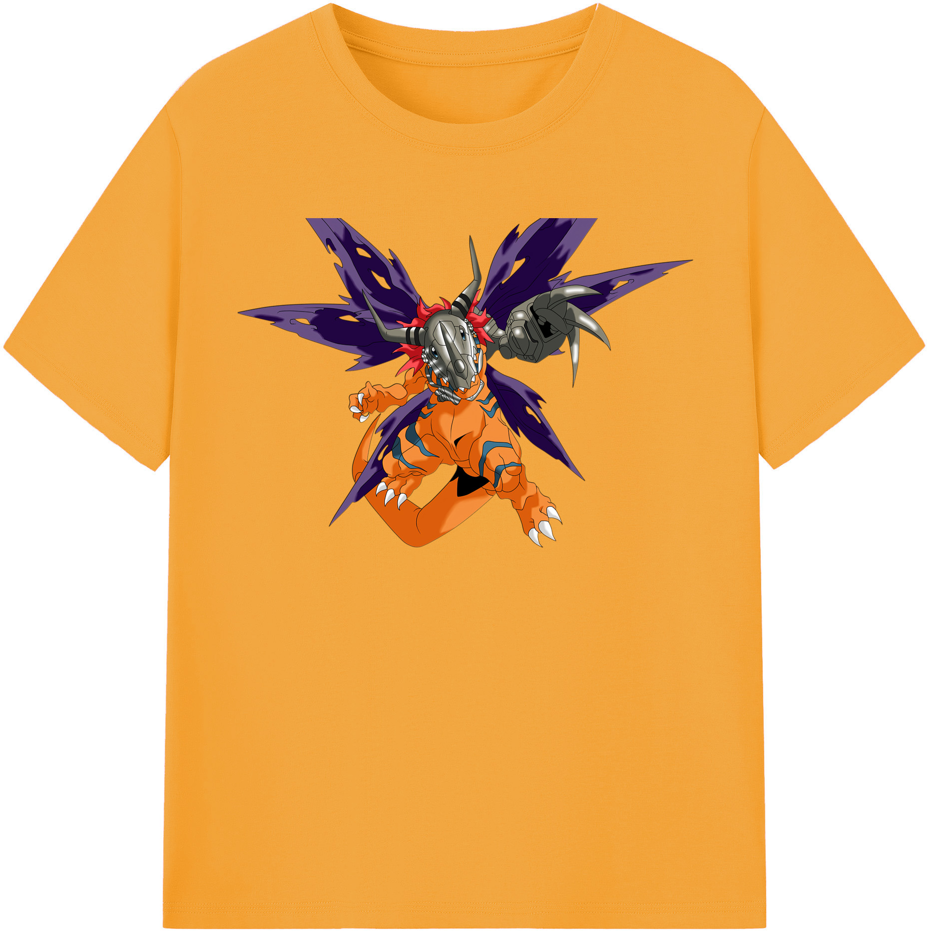 （画像用） Digimon デジタルモンスター/デジモン 綿100％半袖Tシャツ（フロントプリント）