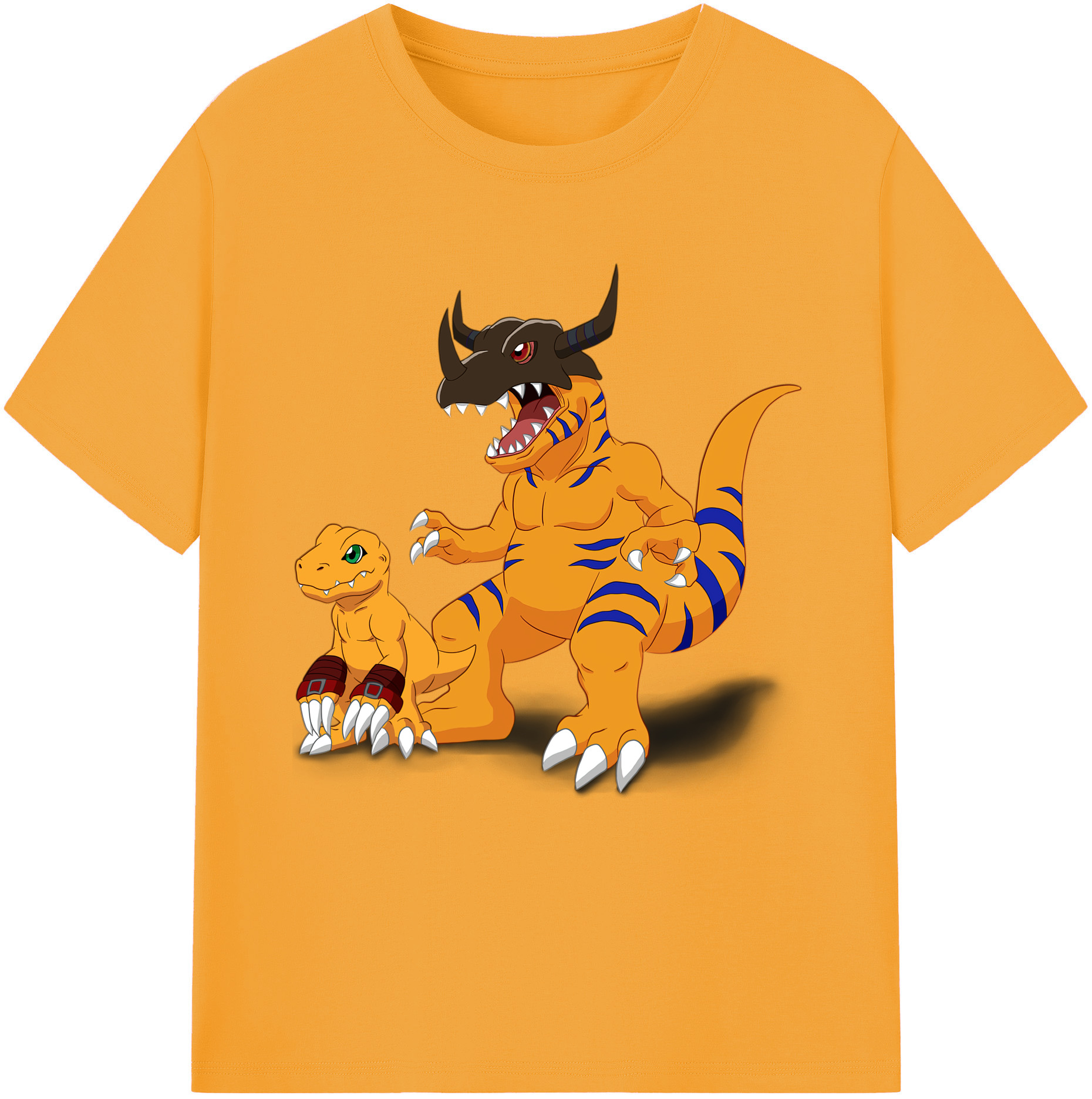 （画像用） Digimon デジタルモンスター/デジモン 綿100％半袖Tシャツ（フロントプリント）