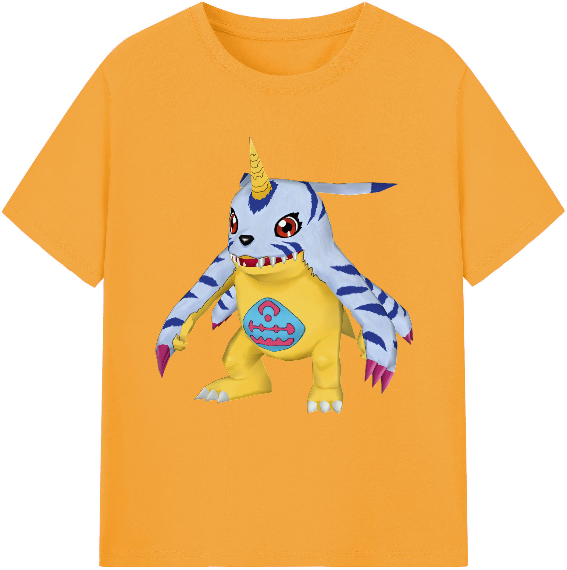 （画像用） Digimon デジタルモンスター/デジモン 綿100％半袖Tシャツ（フロントプリント）