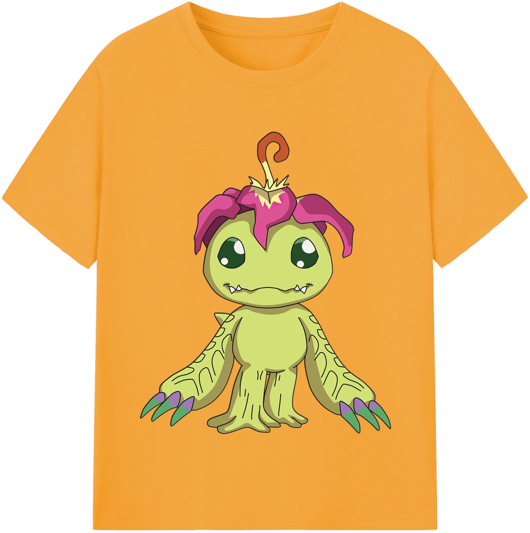 （画像用） Digimon デジタルモンスター/デジモン 綿100％半袖Tシャツ（フロントプリント）