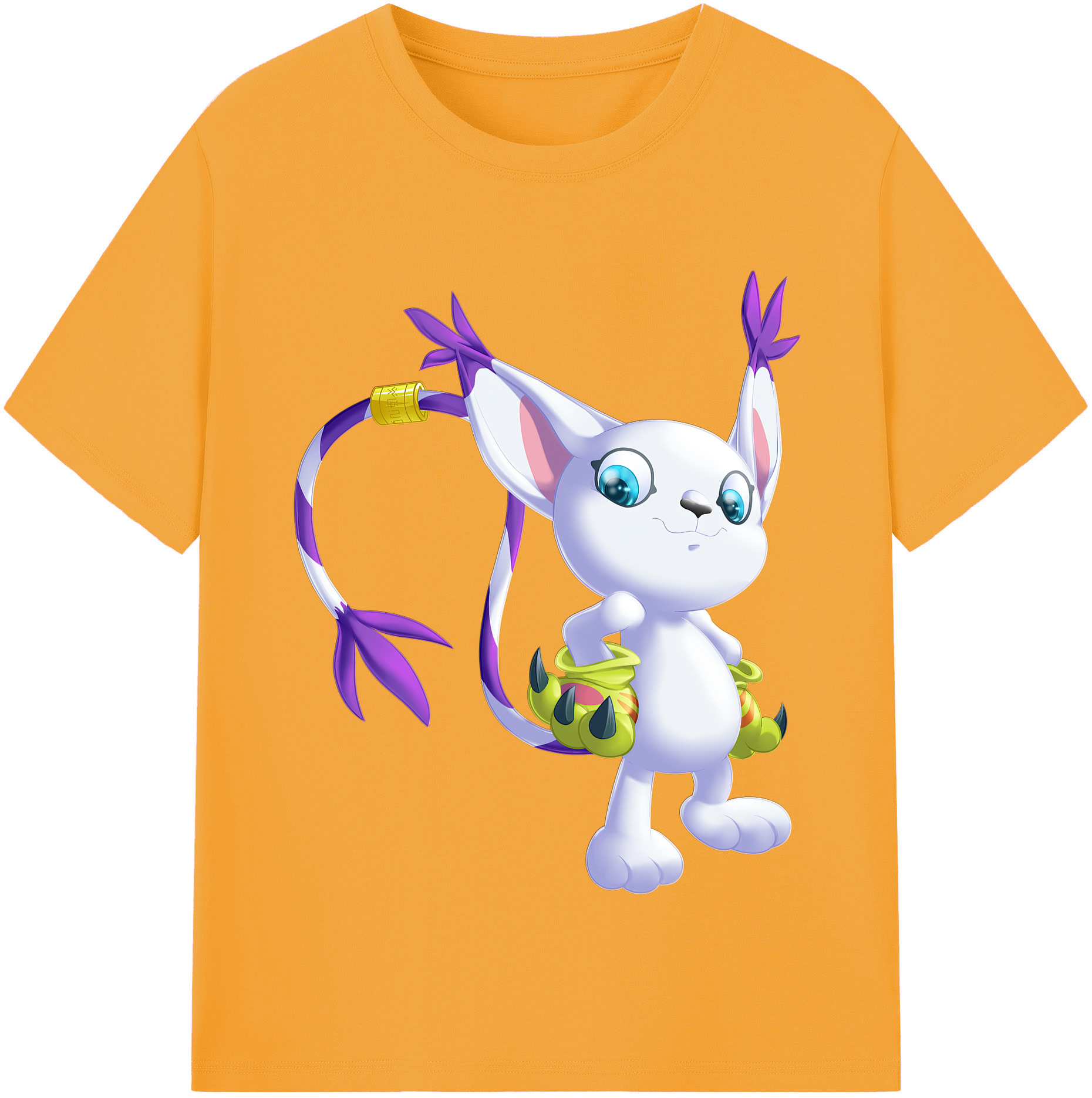 （画像用） Digimon デジタルモンスター/デジモン 綿100％半袖Tシャツ（フロントプリント）