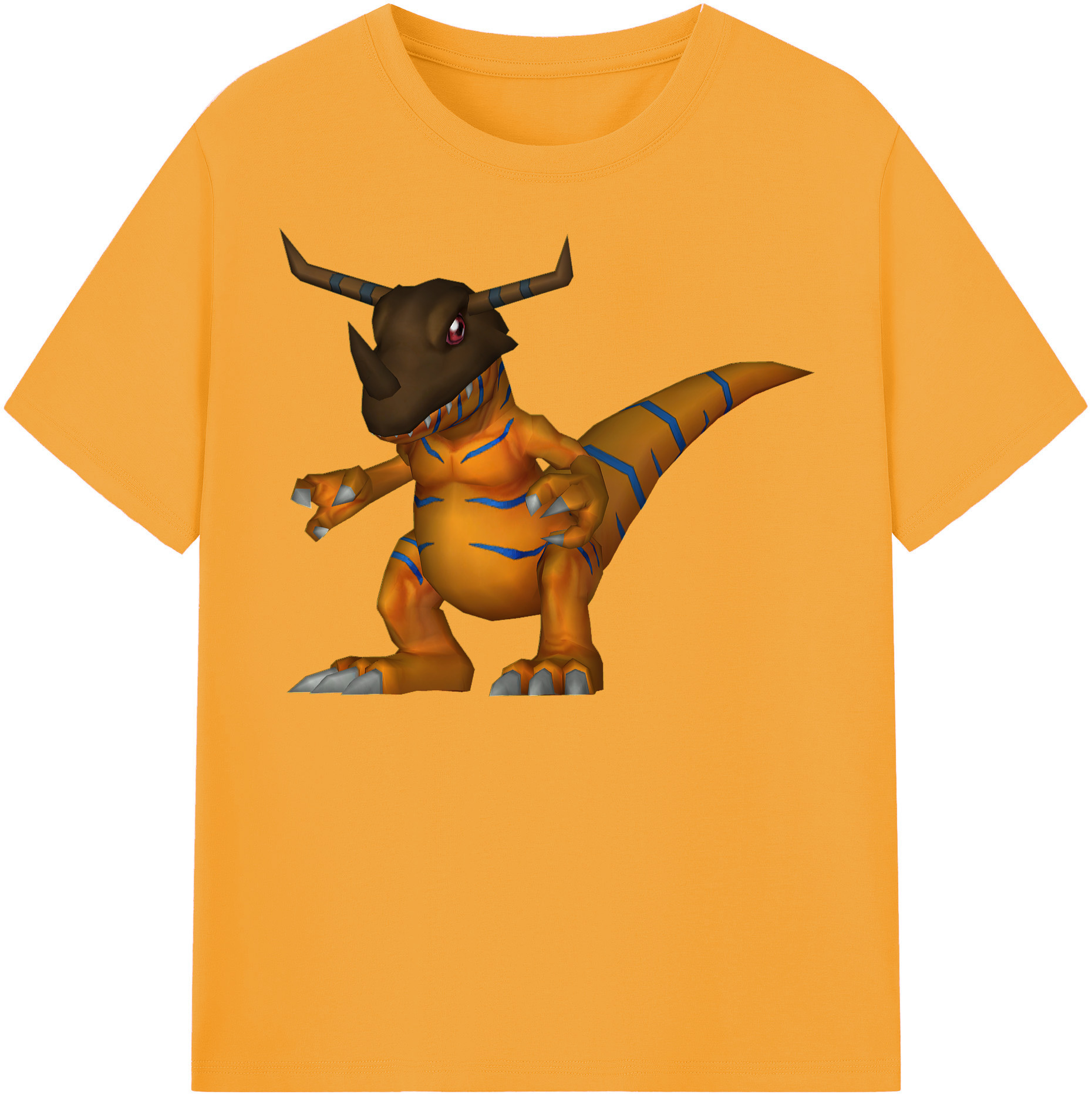 （画像用） Digimon デジタルモンスター/デジモン 綿100％半袖Tシャツ（フロントプリント）