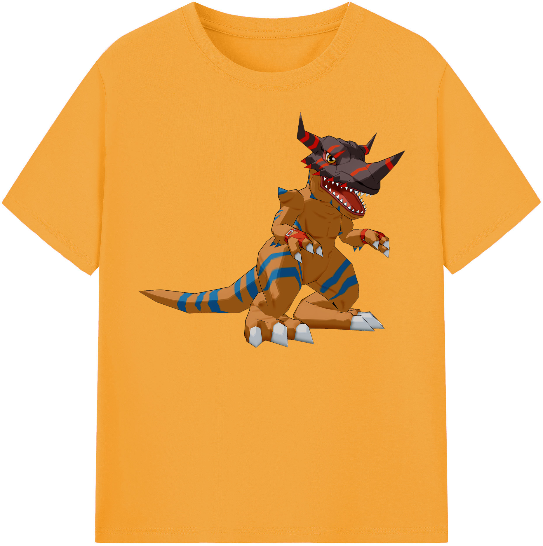 （画像用） Digimon デジタルモンスター/デジモン 綿100％半袖Tシャツ（フロントプリント）
