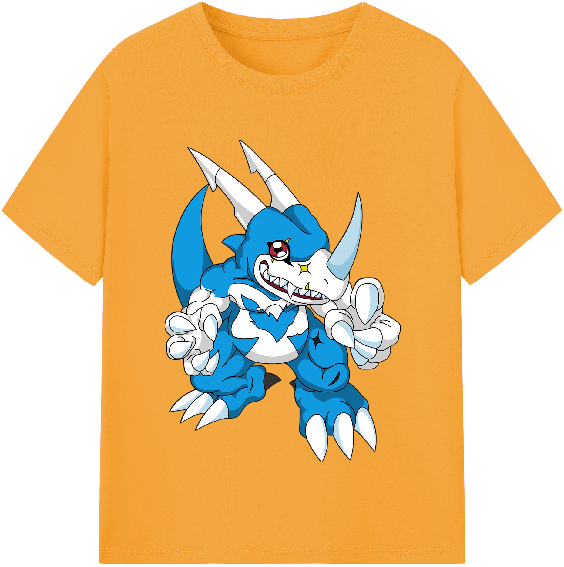 （画像用） Digimon デジタルモンスター/デジモン 綿100％半袖Tシャツ（フロントプリント）