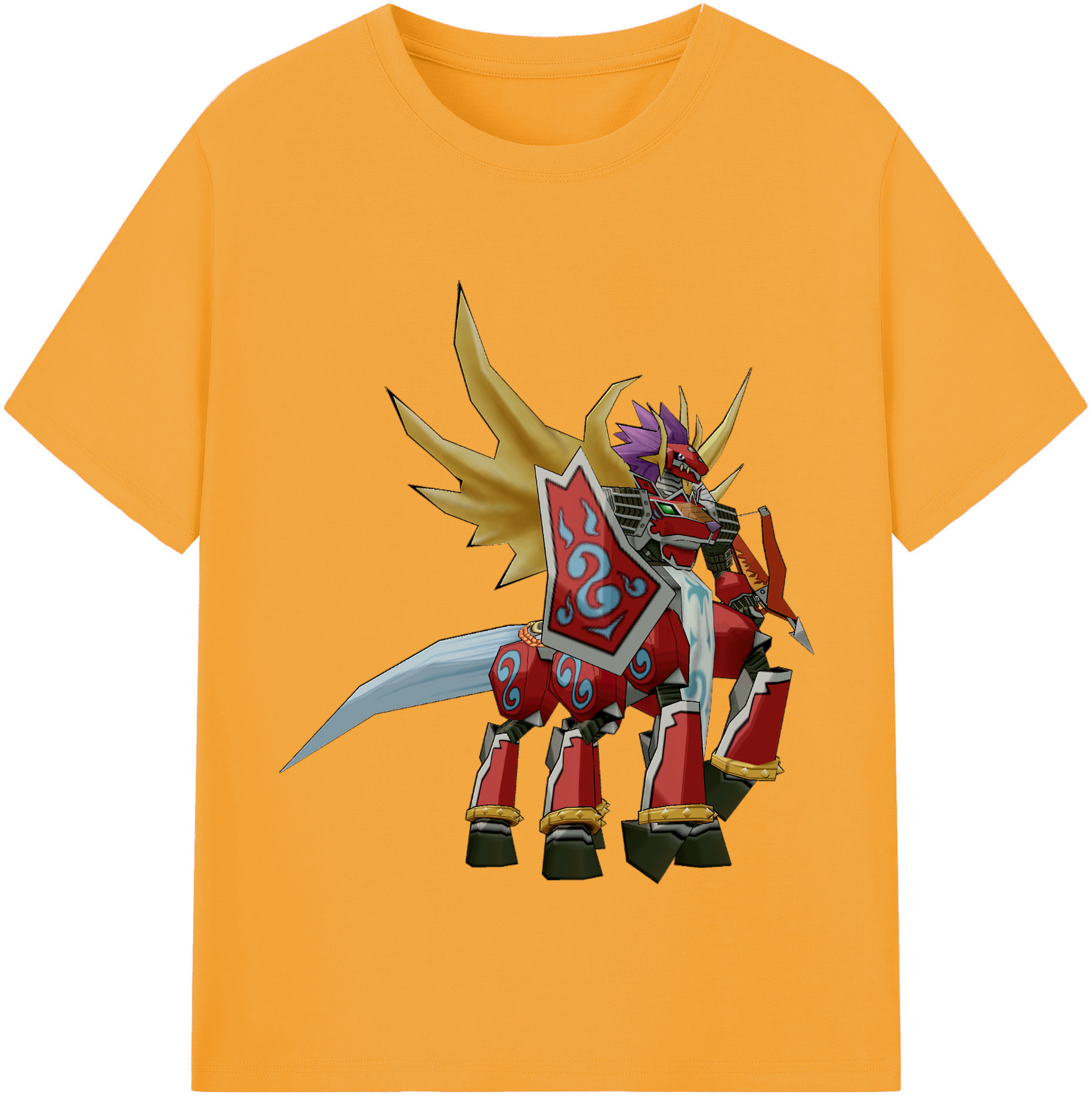 （画像用） Digimon デジタルモンスター/デジモン 綿100％半袖Tシャツ（フロントプリント）