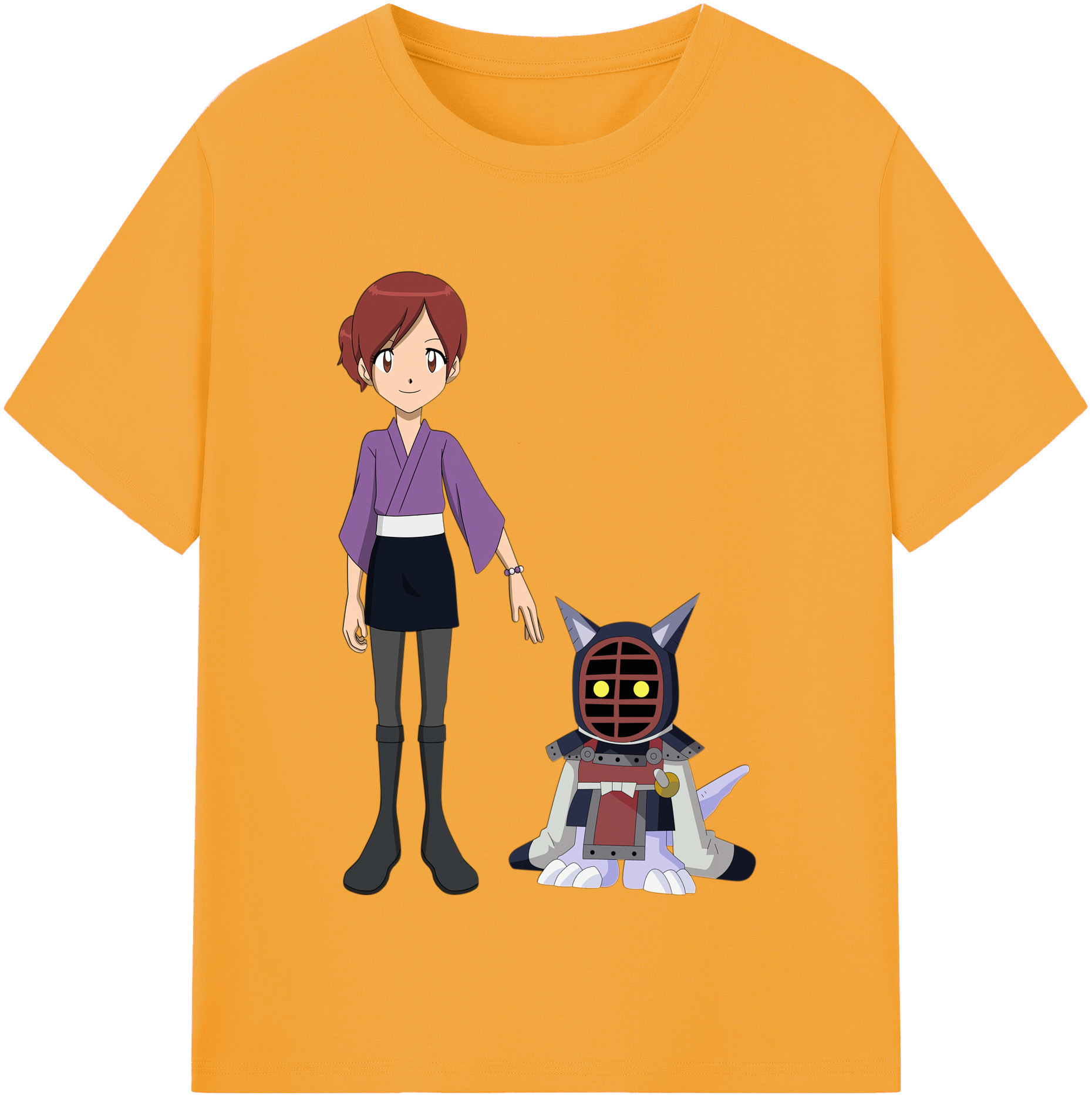 （画像用） Digimon デジタルモンスター/デジモン 綿100％半袖Tシャツ（フロントプリント）