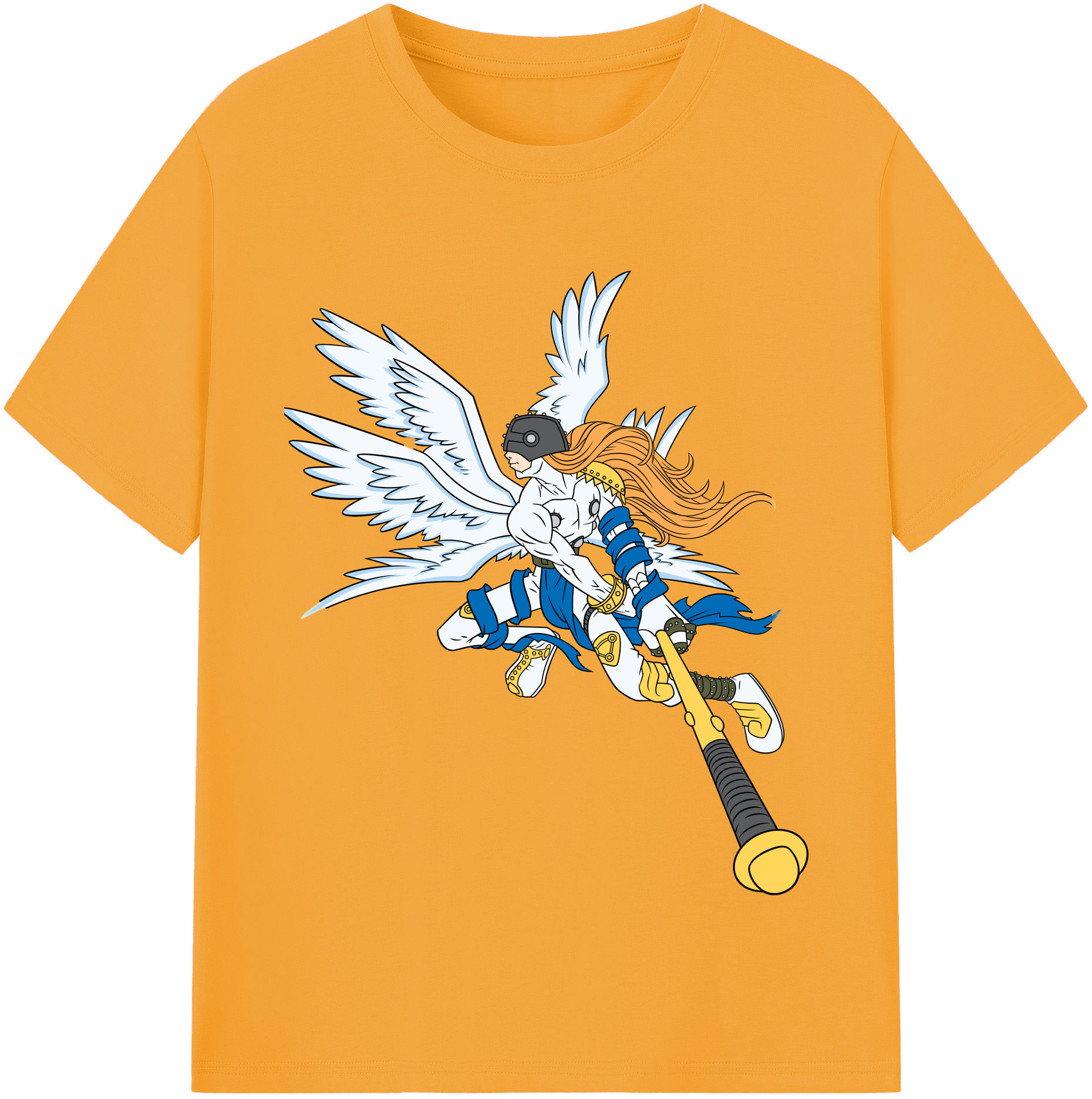 （画像用） Digimon デジタルモンスター/デジモン 綿100％半袖Tシャツ（フロントプリント）