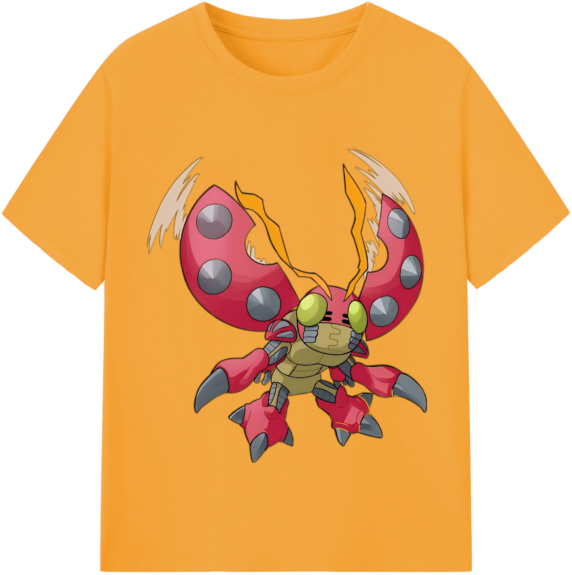 （画像用） Digimon デジタルモンスター/デジモン 綿100％半袖Tシャツ（フロントプリント）