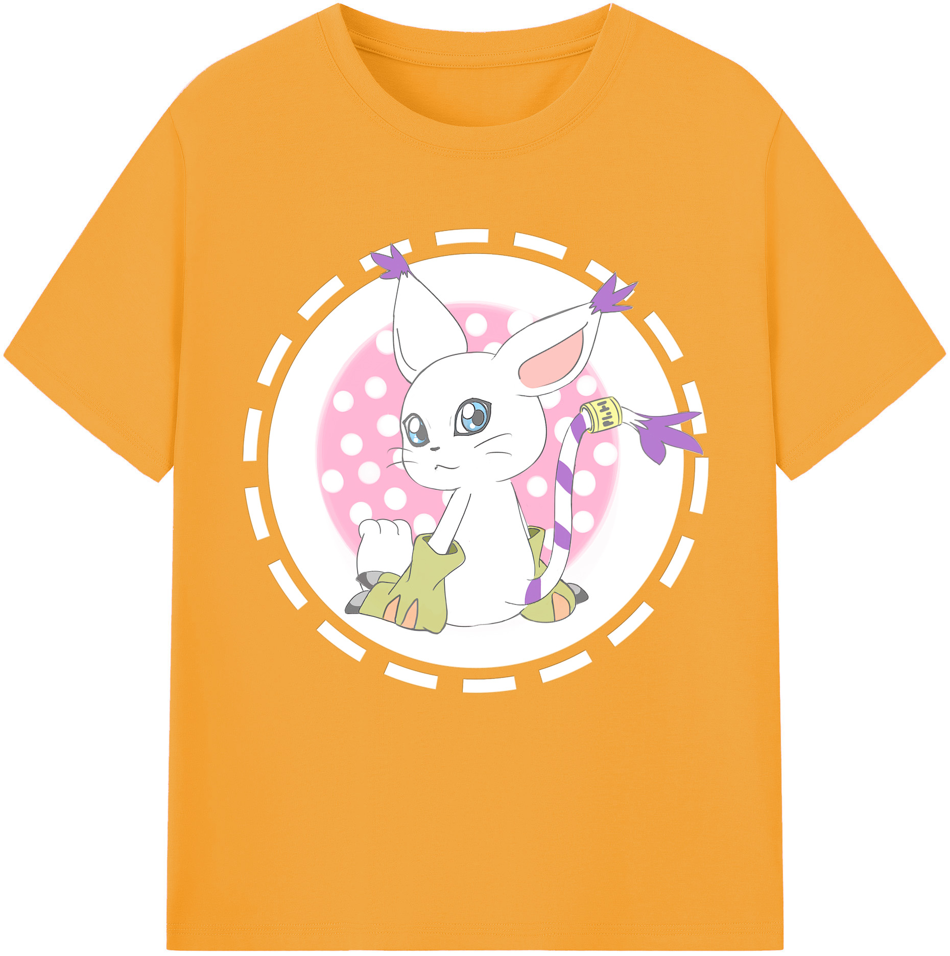 （画像用） Digimon デジタルモンスター/デジモン 綿100％半袖Tシャツ（フロントプリント）