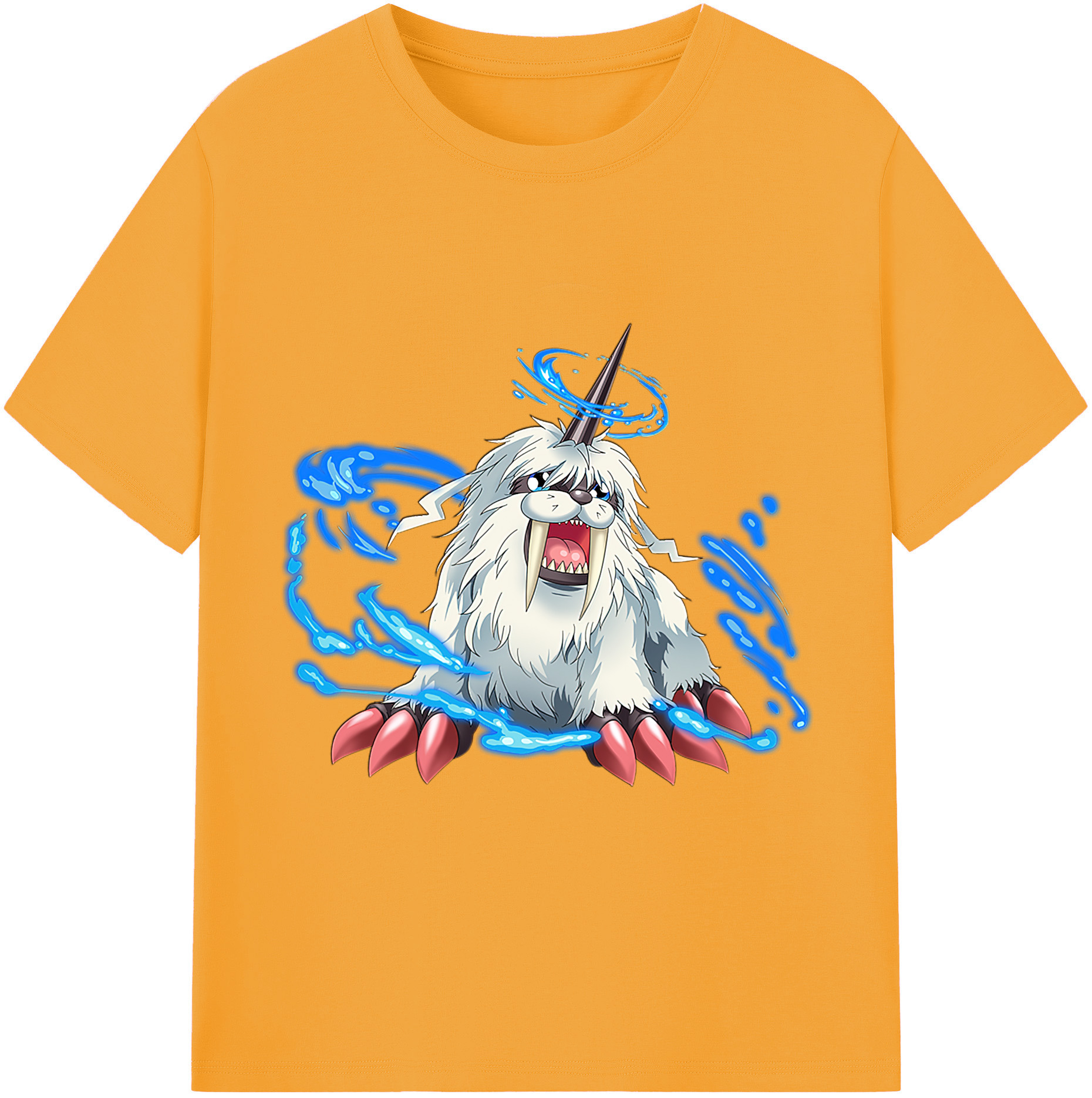 （画像用） Digimon デジタルモンスター/デジモン 綿100％半袖Tシャツ（フロントプリント）