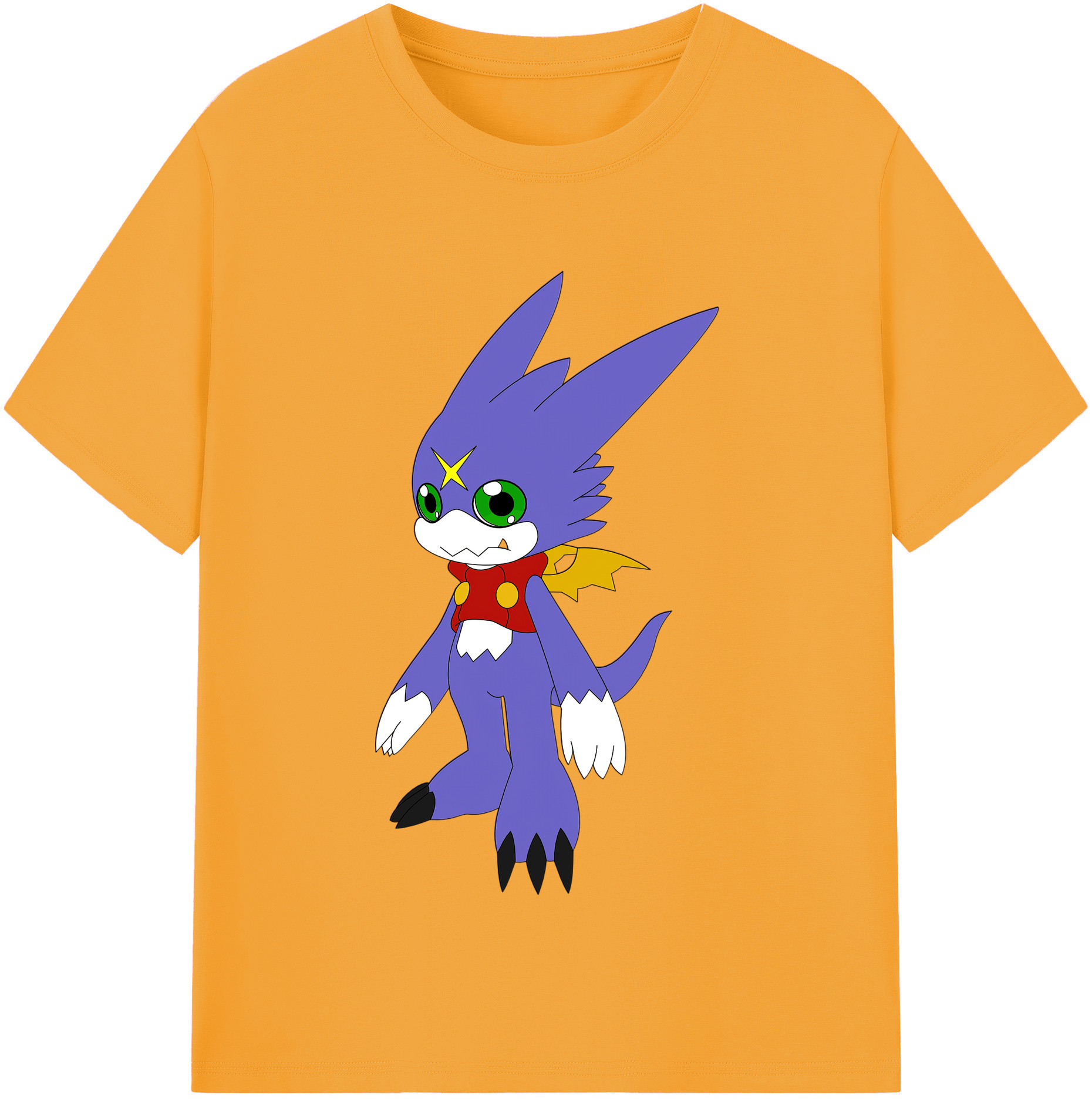 （画像用） Digimon デジタルモンスター/デジモン 綿100％半袖Tシャツ（フロントプリント）