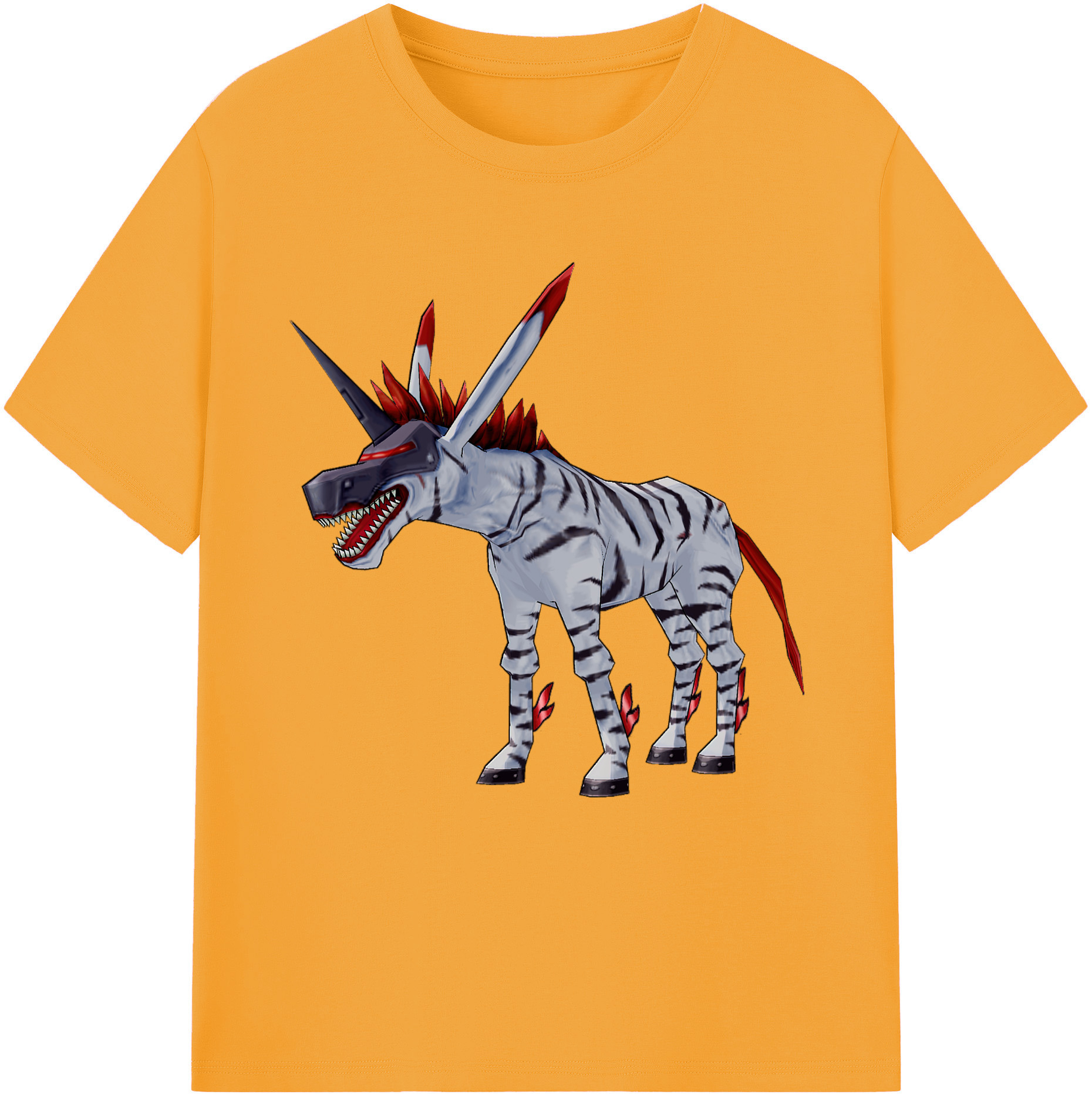 （画像用） Digimon デジタルモンスター/デジモン 綿100％半袖Tシャツ（フロントプリント）
