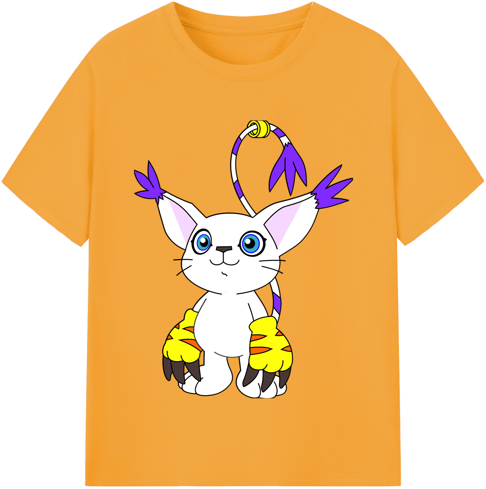 （画像用） Digimon デジタルモンスター/デジモン 綿100％半袖Tシャツ（フロントプリント）