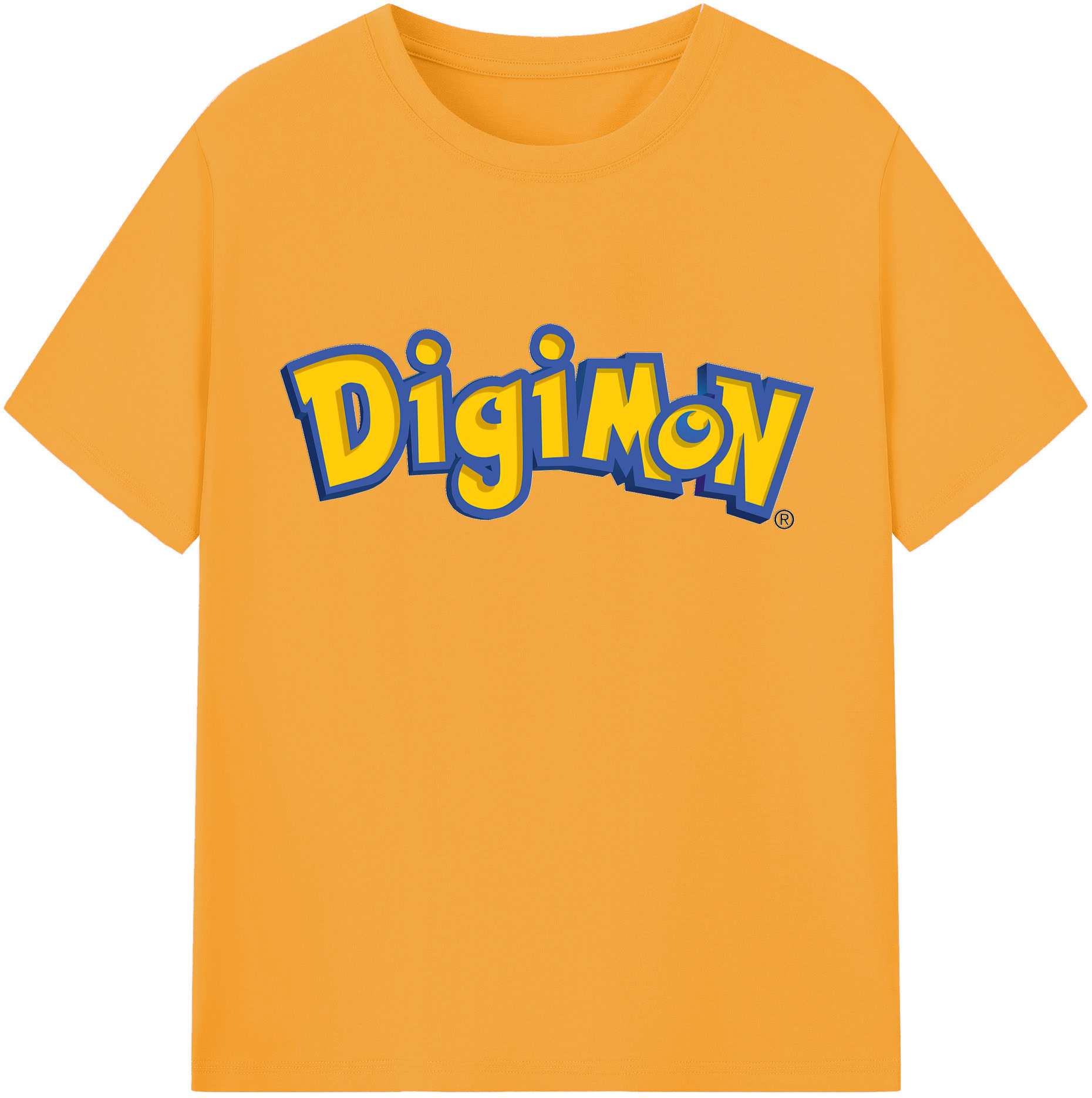 （画像用） Digimon デジタルモンスター/デジモン 綿100％半袖Tシャツ（フロントプリント）