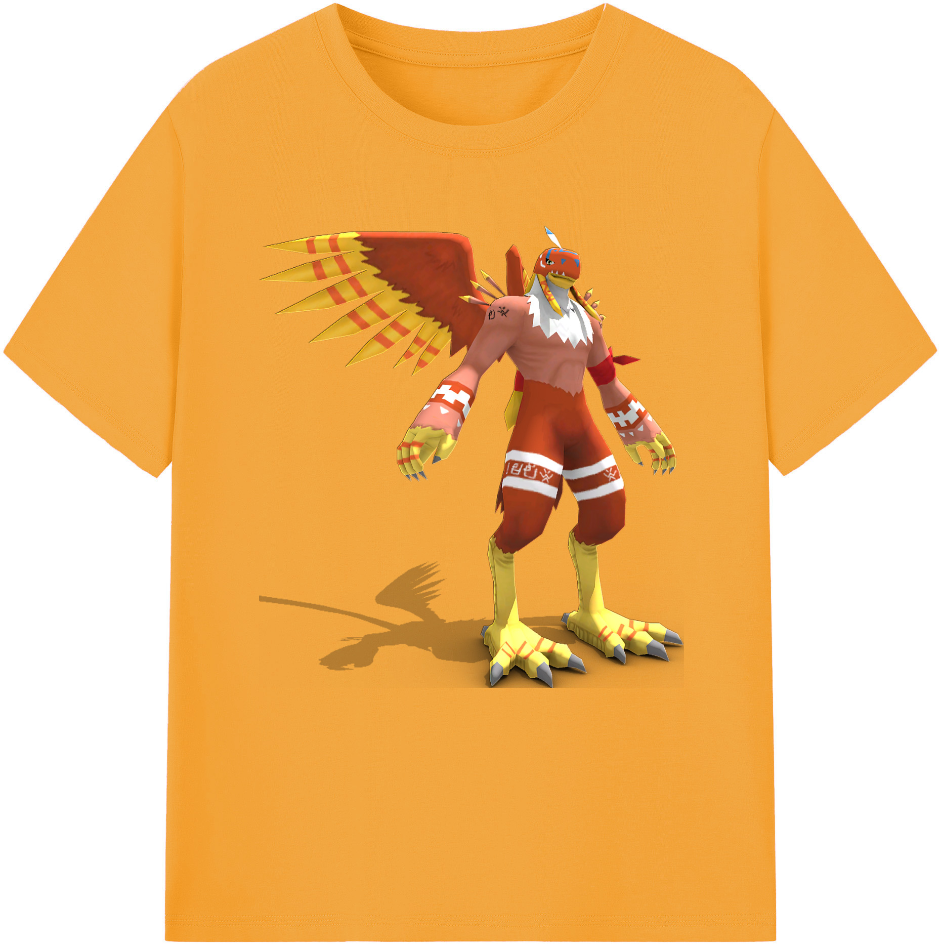 （画像用） Digimon デジタルモンスター/デジモン 綿100％半袖Tシャツ（フロントプリント）