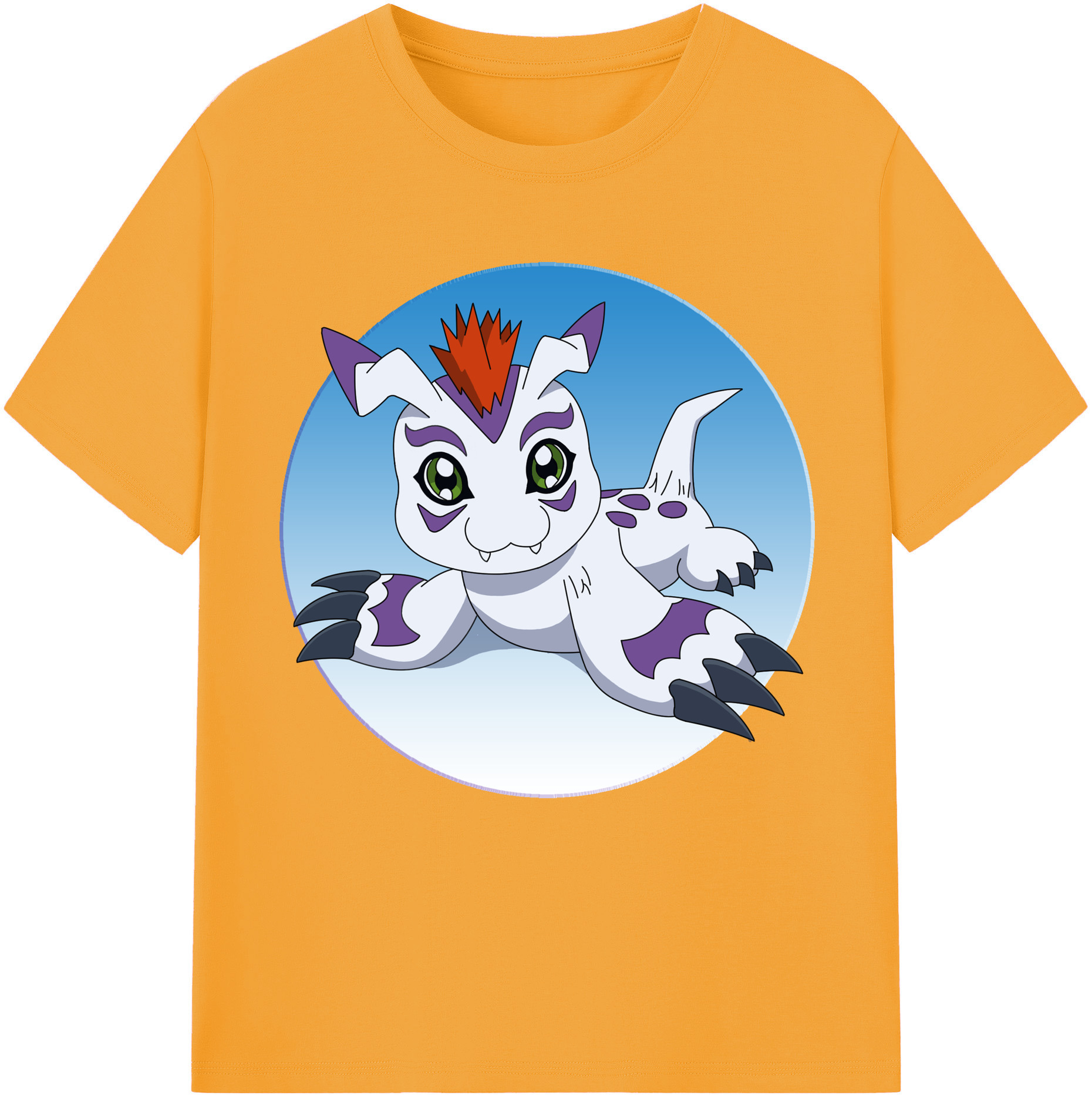 （画像用） Digimon デジタルモンスター/デジモン 綿100％半袖Tシャツ（フロントプリント）