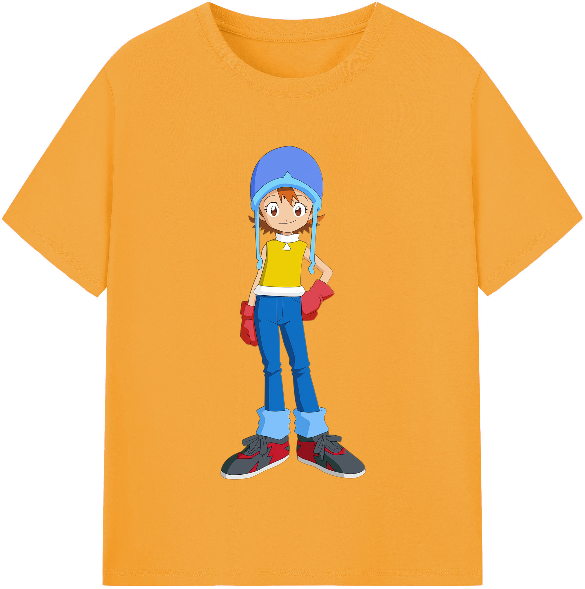 （画像用） Digimon デジタルモンスター/デジモン 綿100％半袖Tシャツ（フロントプリント）