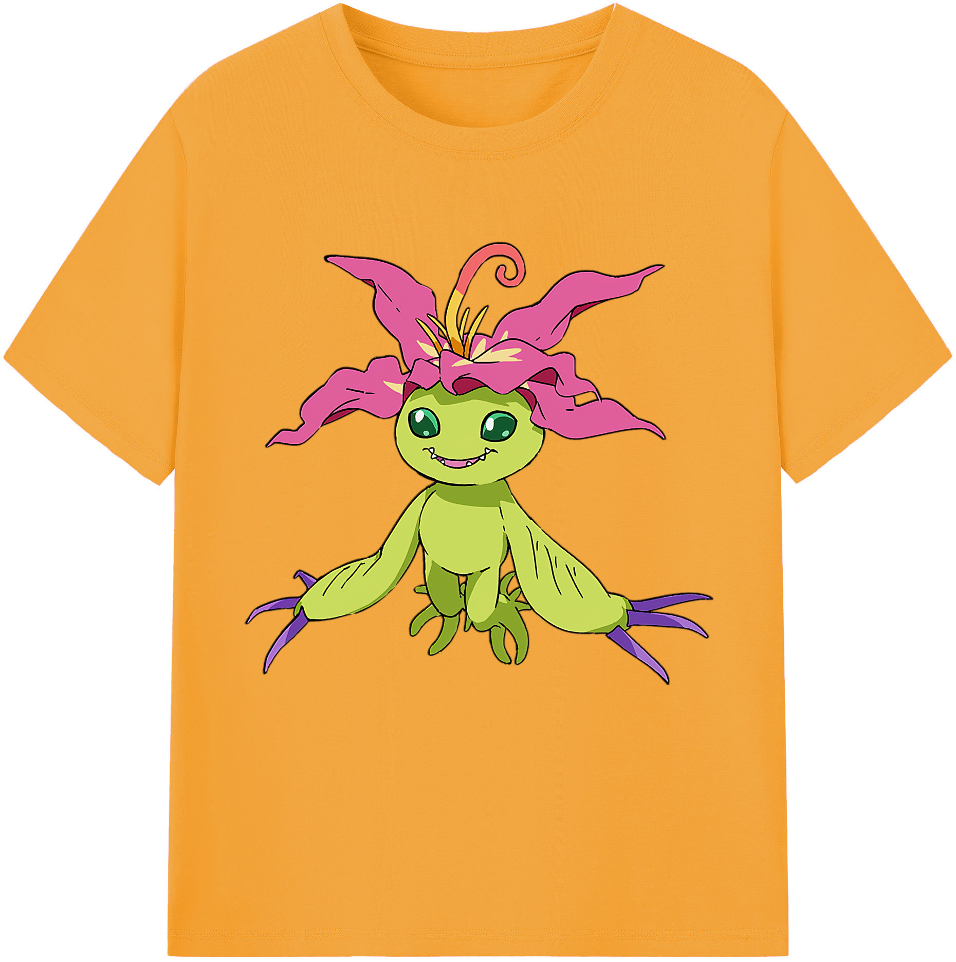 （画像用） Digimon デジタルモンスター/デジモン 綿100％半袖Tシャツ（フロントプリント）