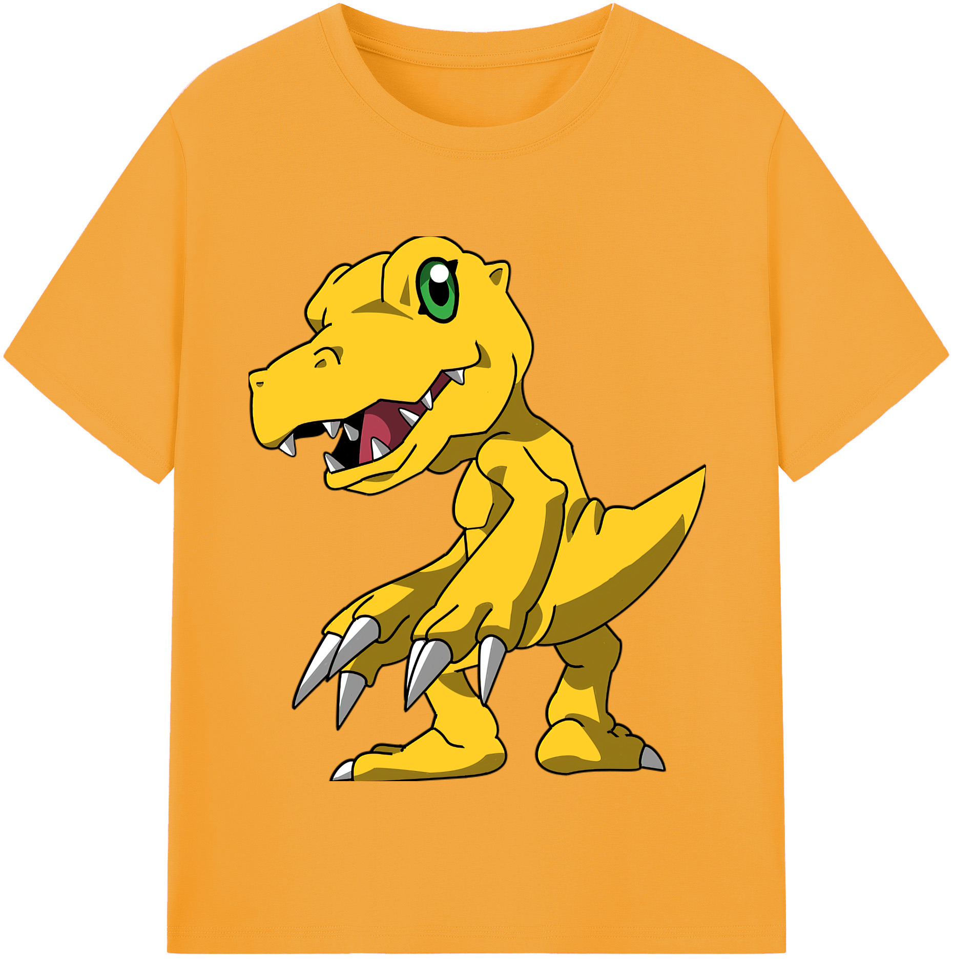 （画像用） Digimon デジタルモンスター/デジモン 綿100％半袖Tシャツ（フロントプリント）