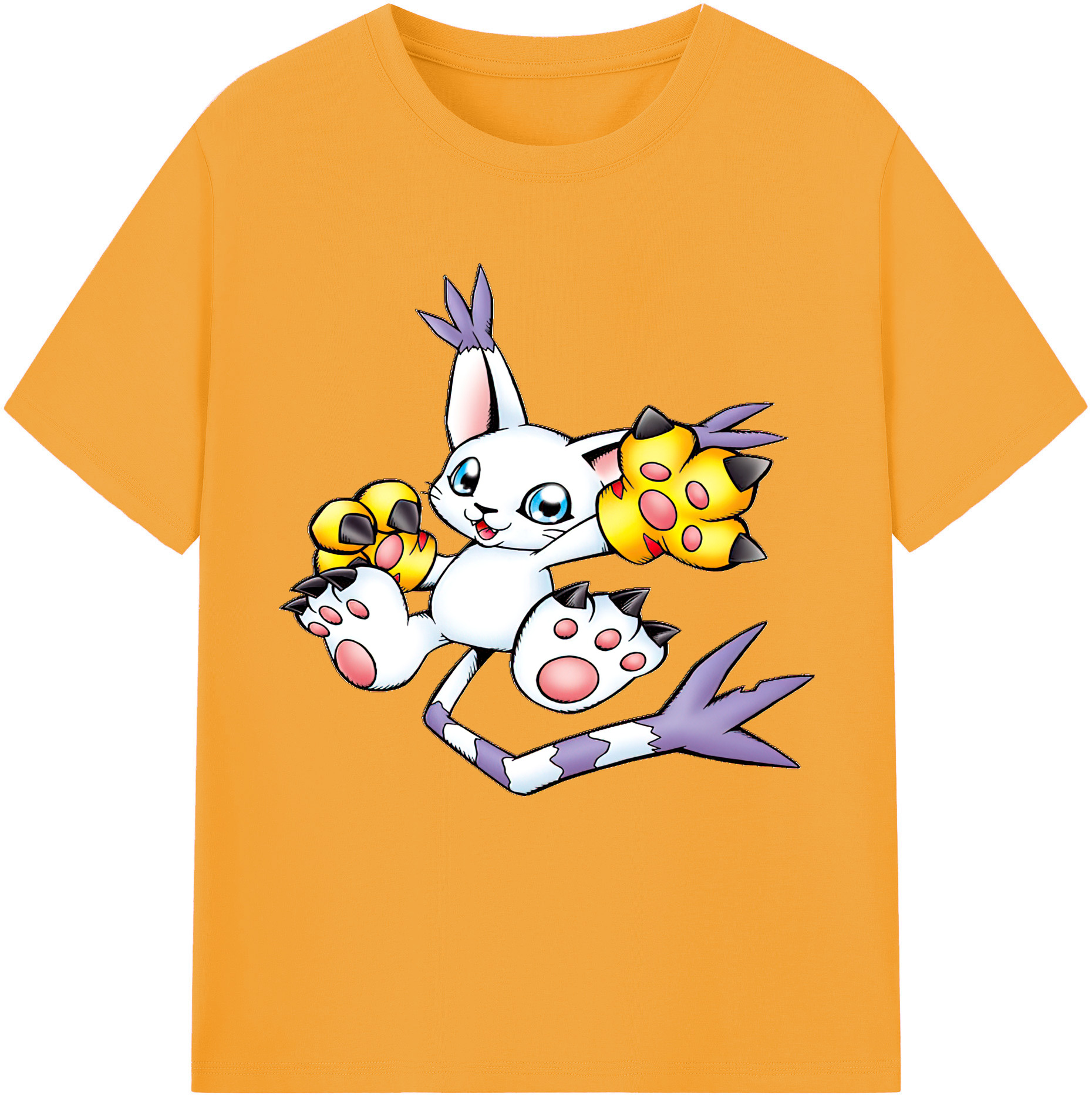 （画像用） Digimon デジタルモンスター/デジモン 綿100％半袖Tシャツ（フロントプリント）