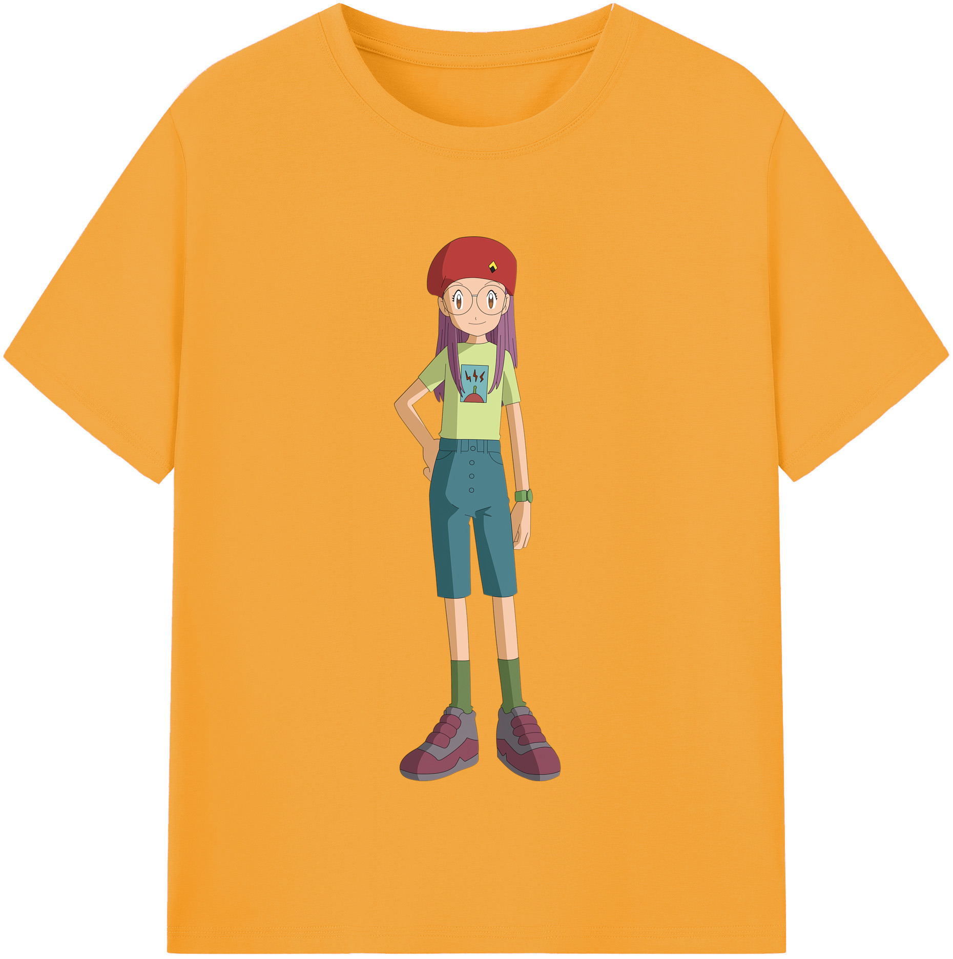 （画像用） Digimon デジタルモンスター/デジモン 綿100％半袖Tシャツ（フロントプリント）