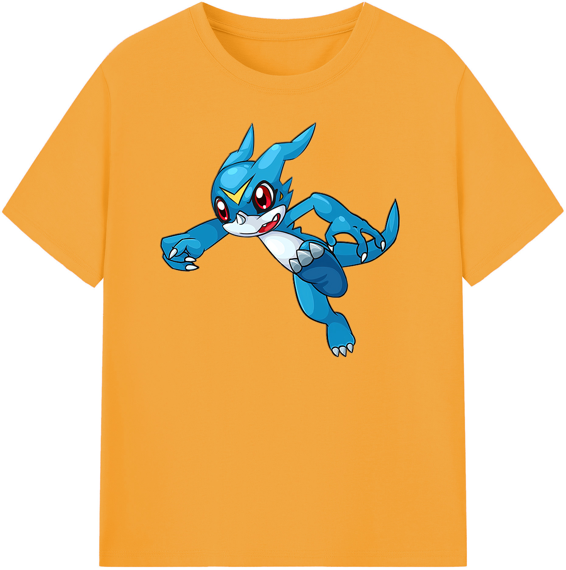（画像用） Digimon デジタルモンスター/デジモン 綿100％半袖Tシャツ（フロントプリント）