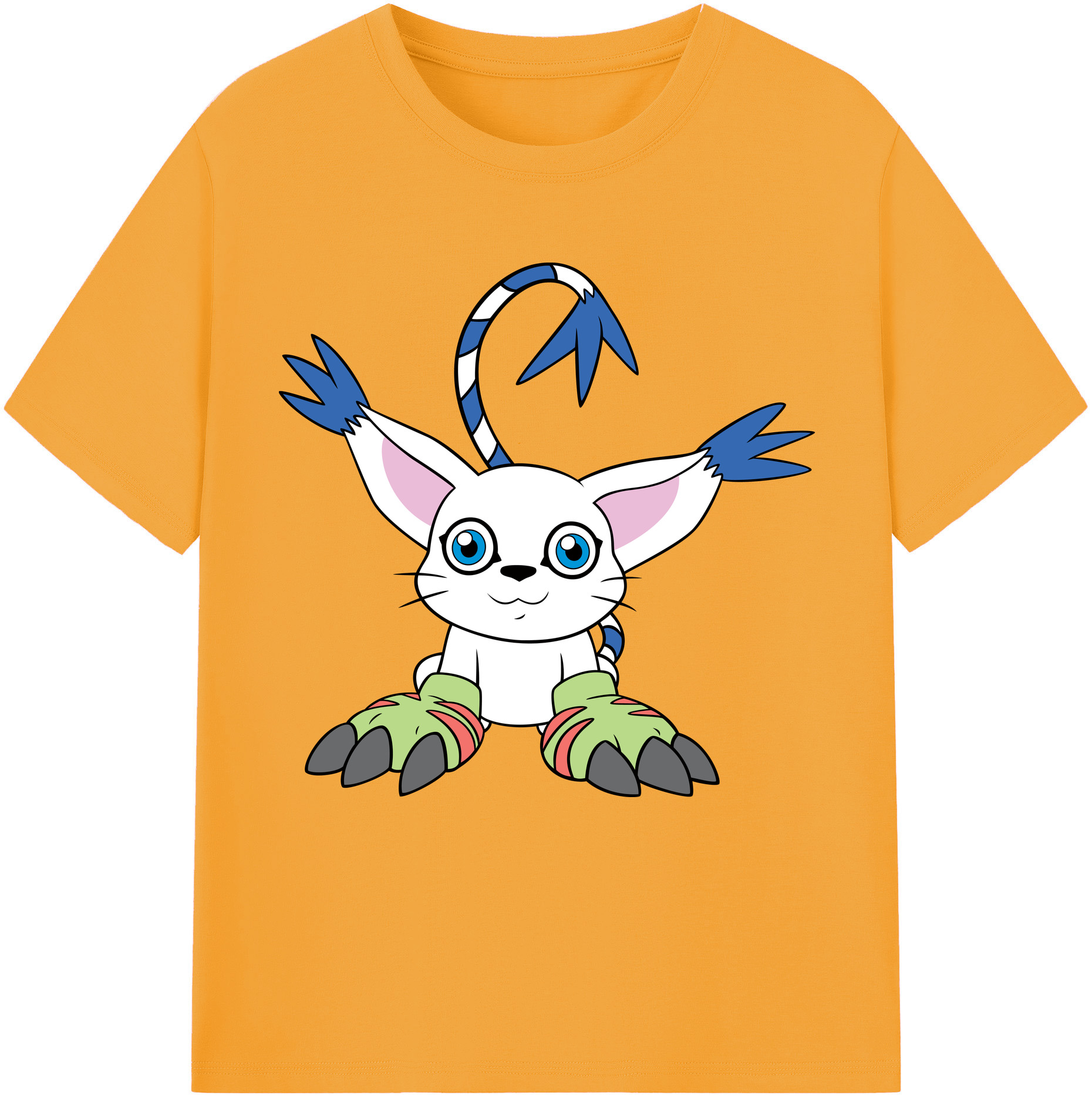 （画像用） Digimon デジタルモンスター/デジモン 綿100％半袖Tシャツ（フロントプリント）