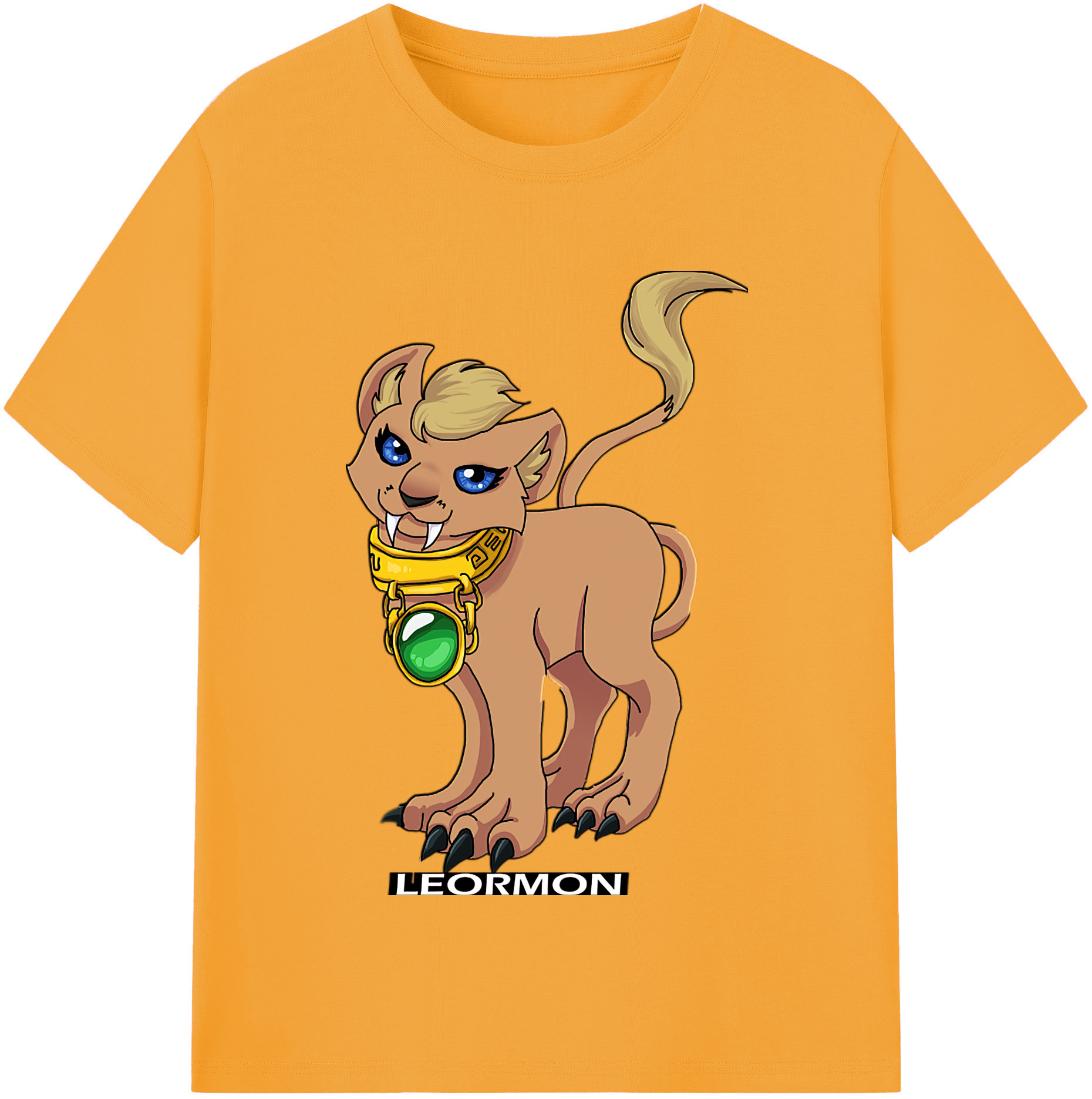 （画像用） Digimon デジタルモンスター/デジモン 綿100％半袖Tシャツ（フロントプリント）