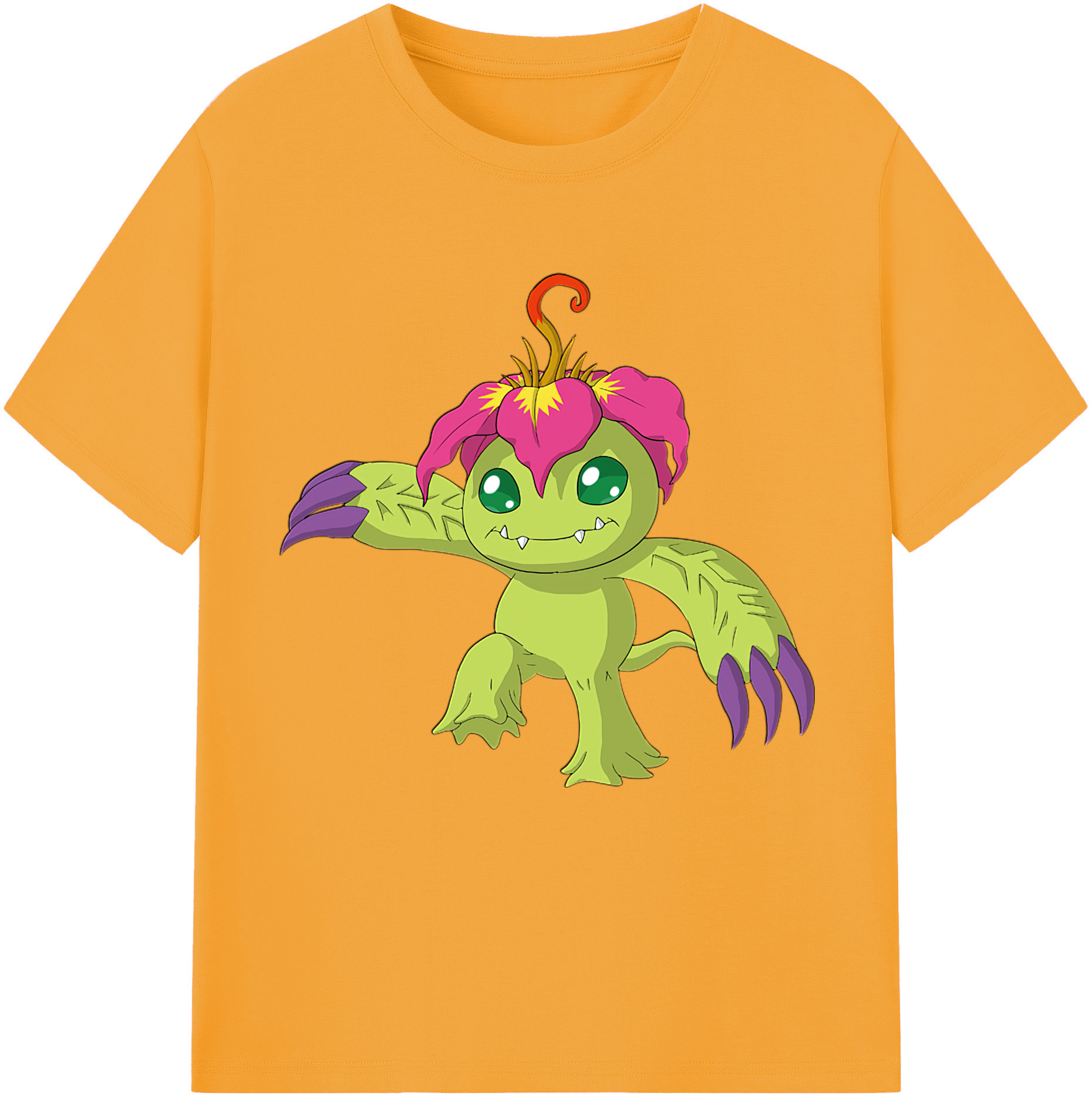 （画像用） Digimon デジタルモンスター/デジモン 綿100％半袖Tシャツ（フロントプリント）