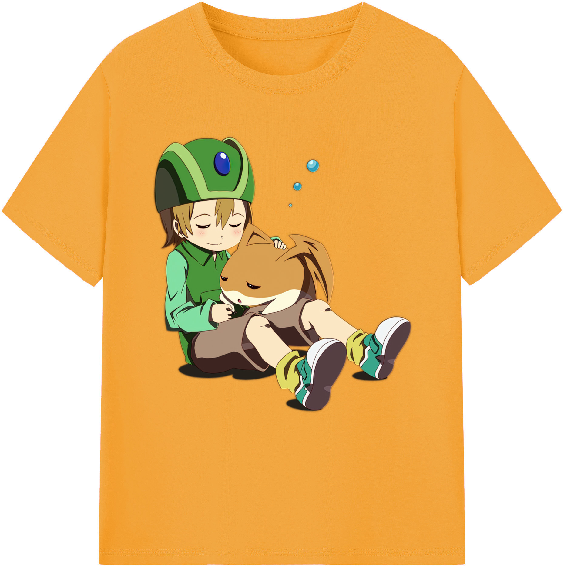 （画像用） Digimon デジタルモンスター/デジモン 綿100％半袖Tシャツ（フロントプリント）