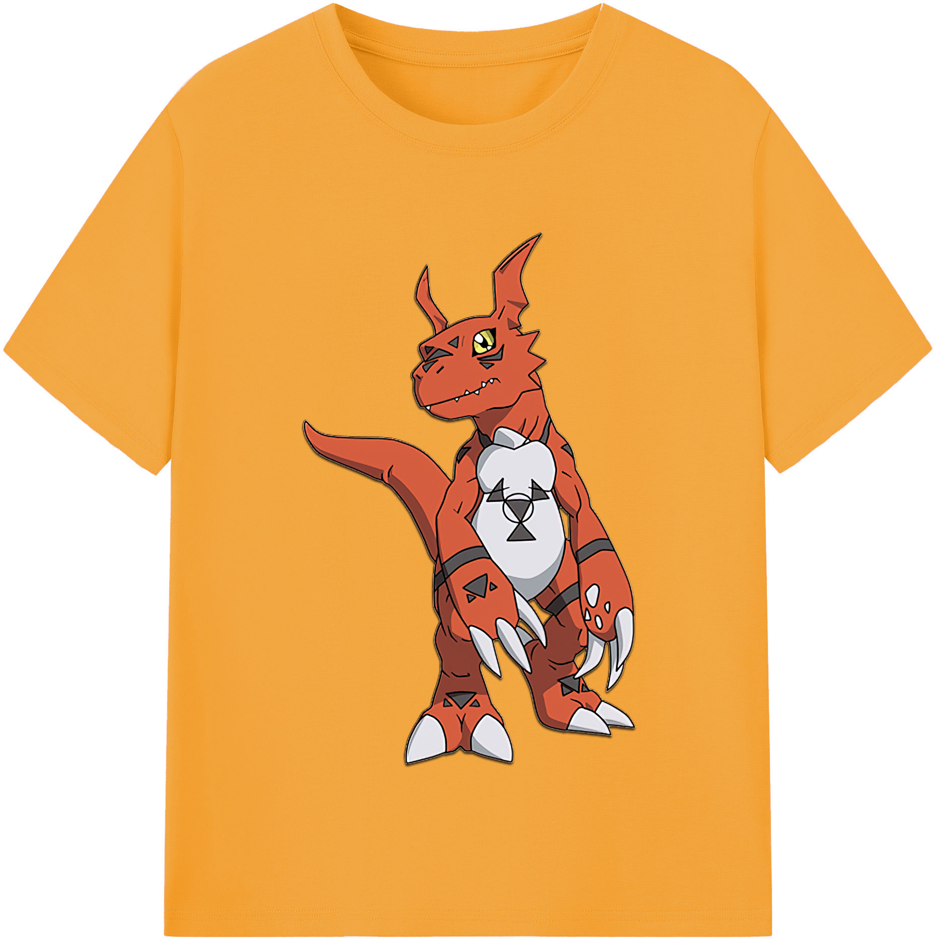 （画像用） Digimon デジタルモンスター/デジモン 綿100％半袖Tシャツ（フロントプリント）