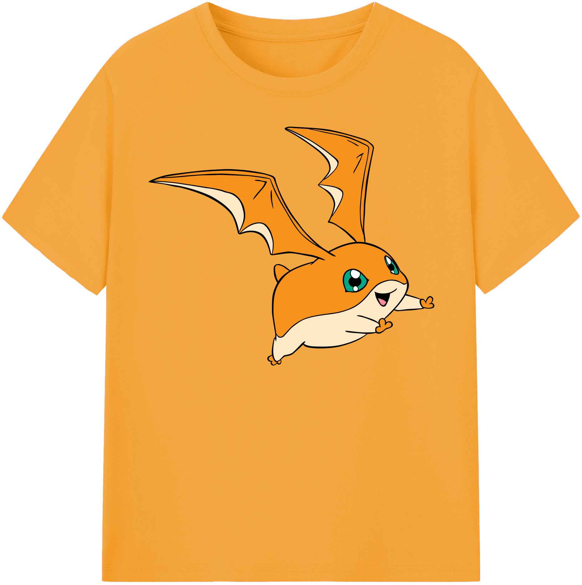 （画像用） Digimon デジタルモンスター/デジモン 綿100％半袖Tシャツ（フロントプリント）