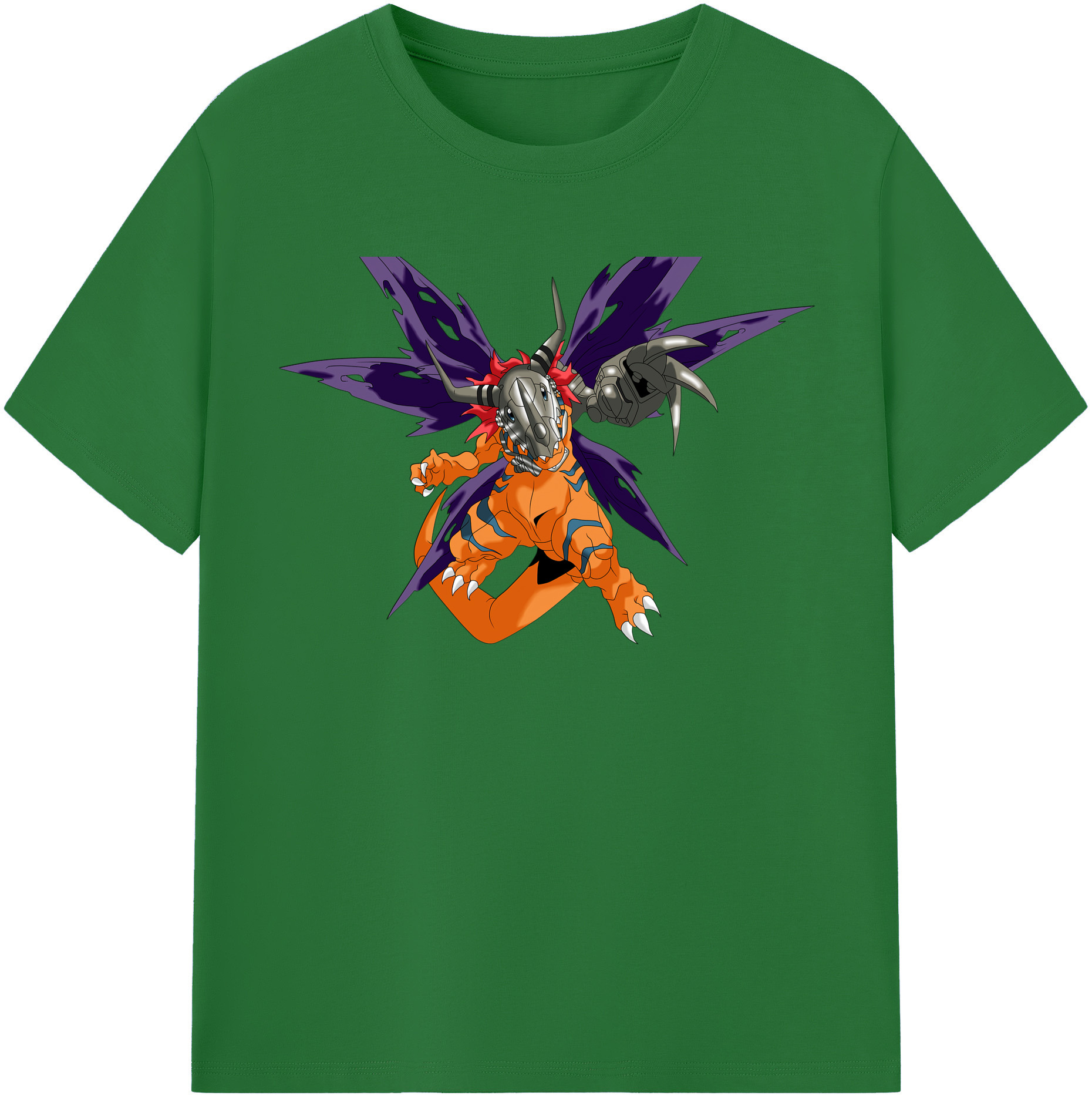 （画像用） Digimon デジタルモンスター/デジモン 綿100％半袖Tシャツ（フロントプリント）