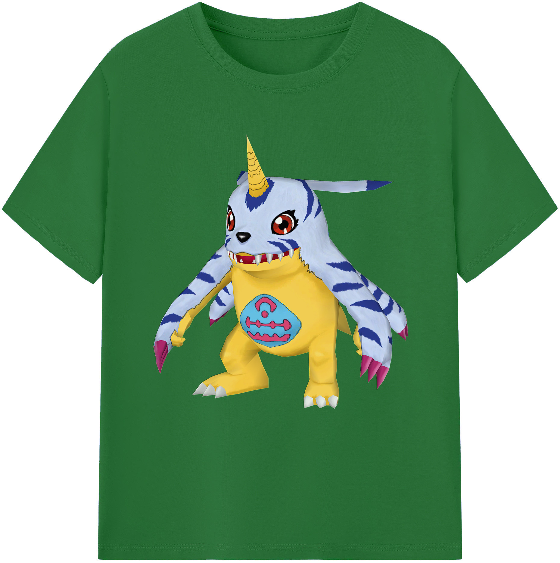 （画像用） Digimon デジタルモンスター/デジモン 綿100％半袖Tシャツ（フロントプリント）
