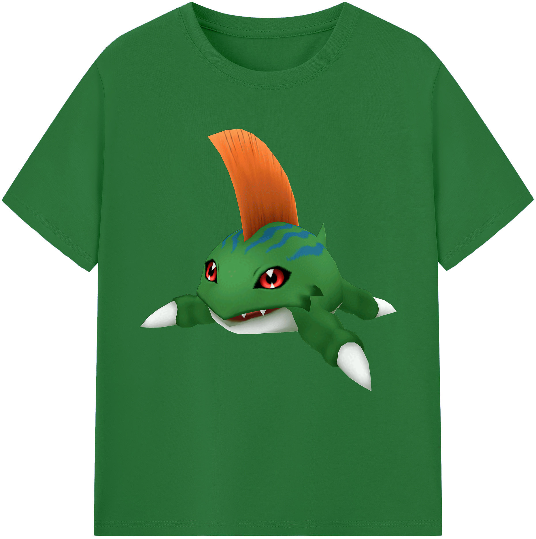 （画像用） Digimon デジタルモンスター/デジモン 綿100％半袖Tシャツ（フロントプリント）