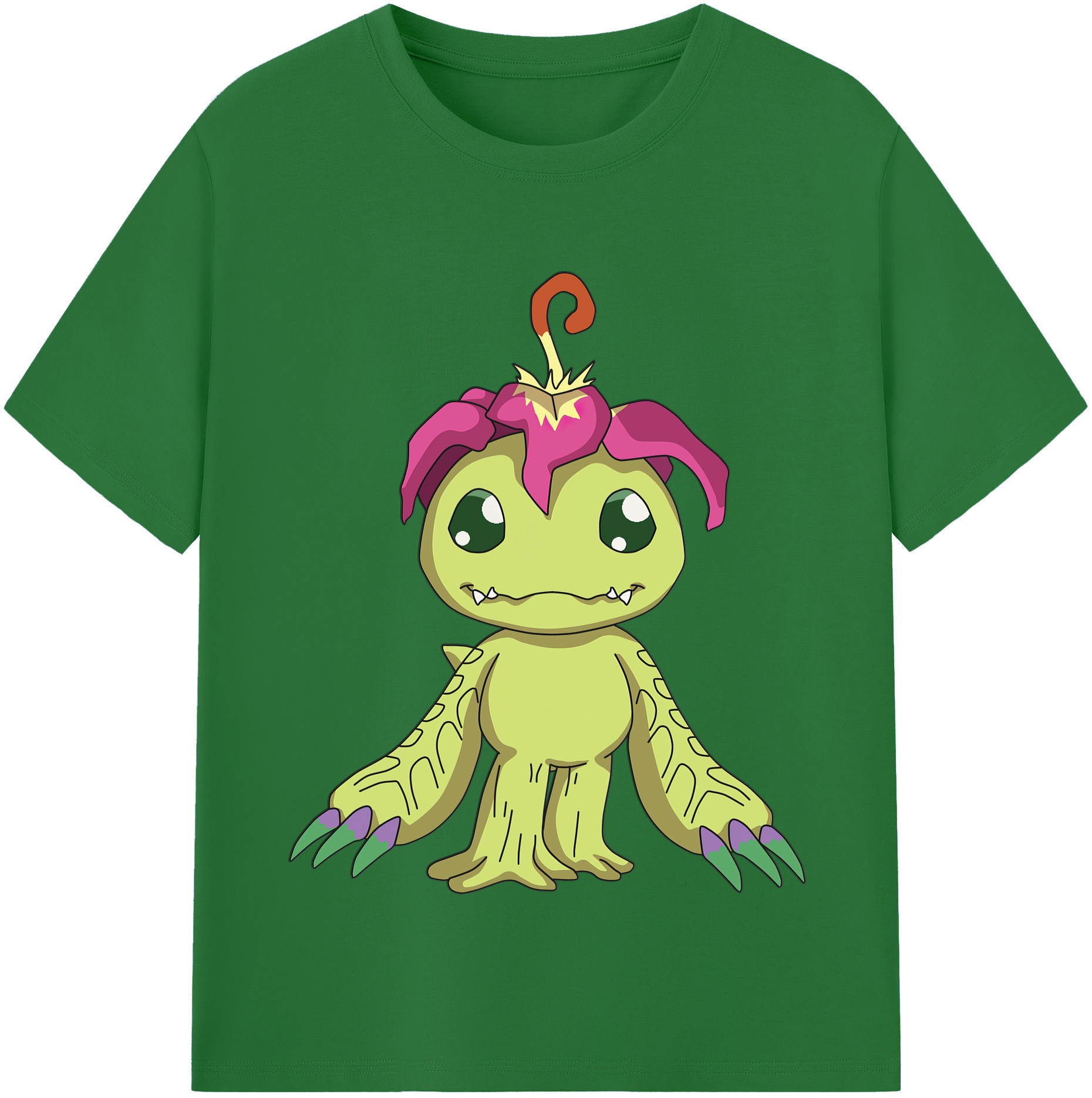 （画像用） Digimon デジタルモンスター/デジモン 綿100％半袖Tシャツ（フロントプリント）