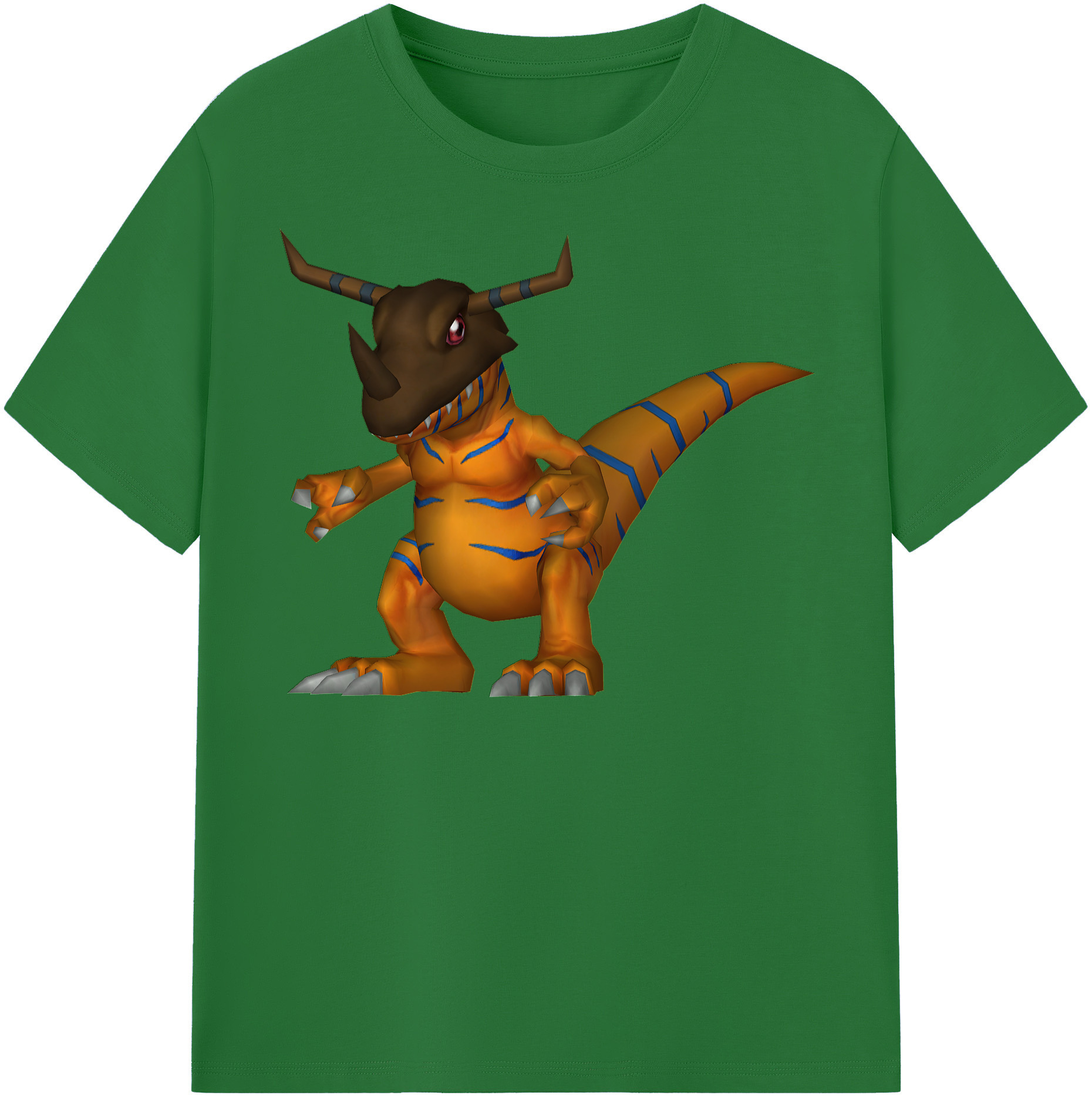 （画像用） Digimon デジタルモンスター/デジモン 綿100％半袖Tシャツ（フロントプリント）
